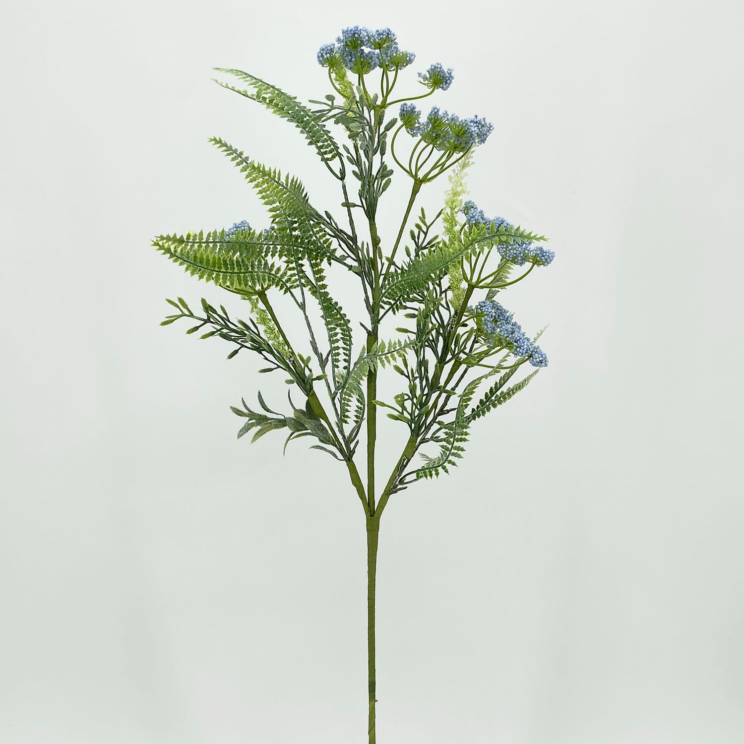 Fern Blossom Spray - 24" - Blue