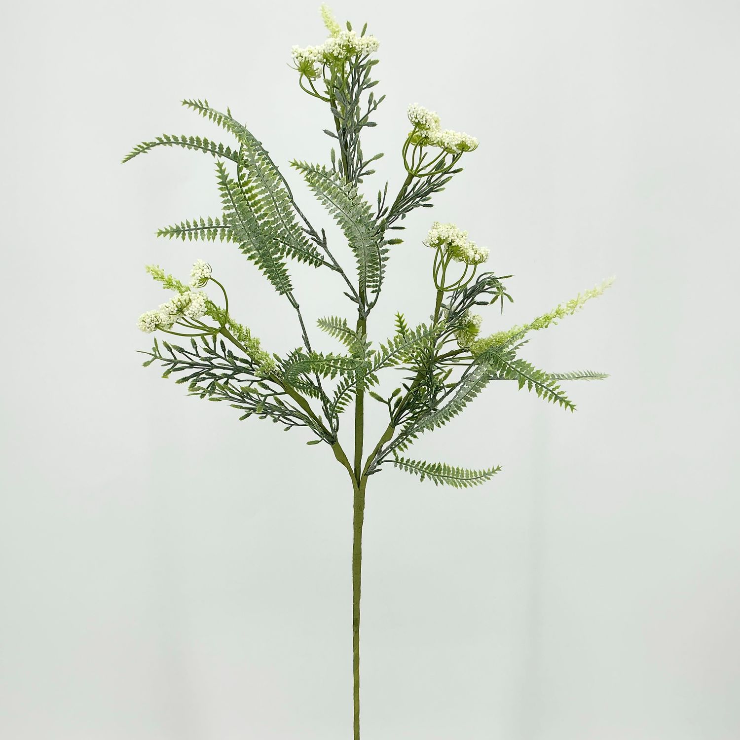 Fern Blossom Spray - 24" - White