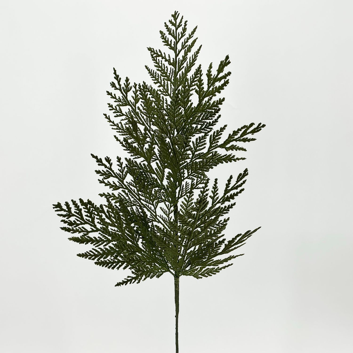 Flocked Incense Cedar Spray - X12 Green