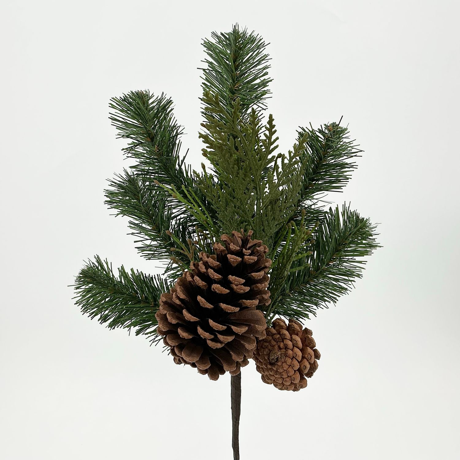 Douglas Fir And Cedar Spray - 16" - Green/Natural