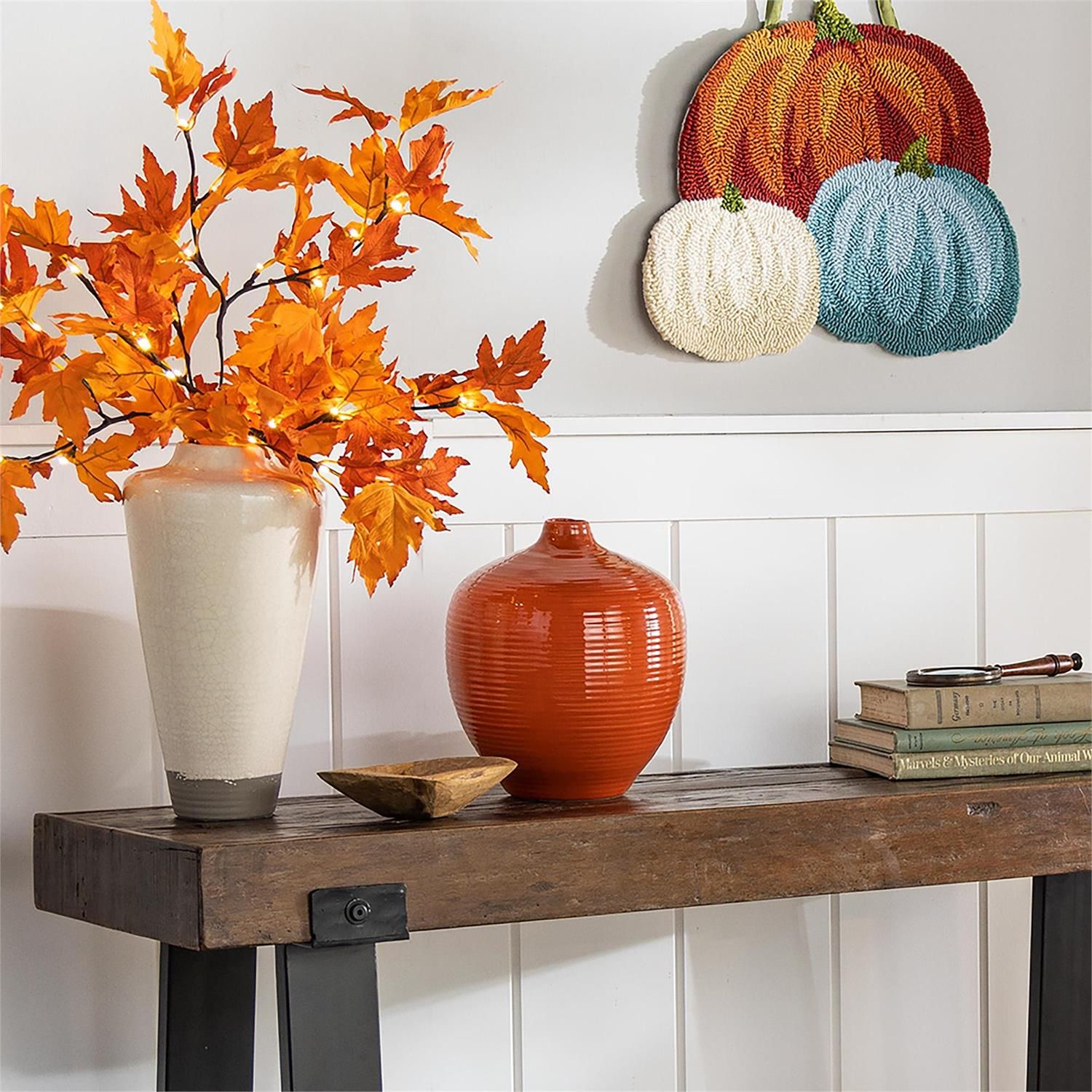 Lit Maple Tree Branches - Set Of 2