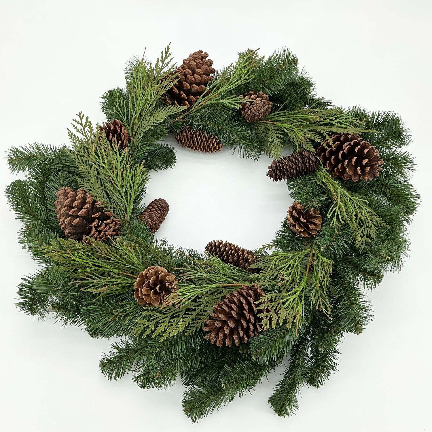 Douglas Fir/Incense/Cedar Wreath - 30" - Green