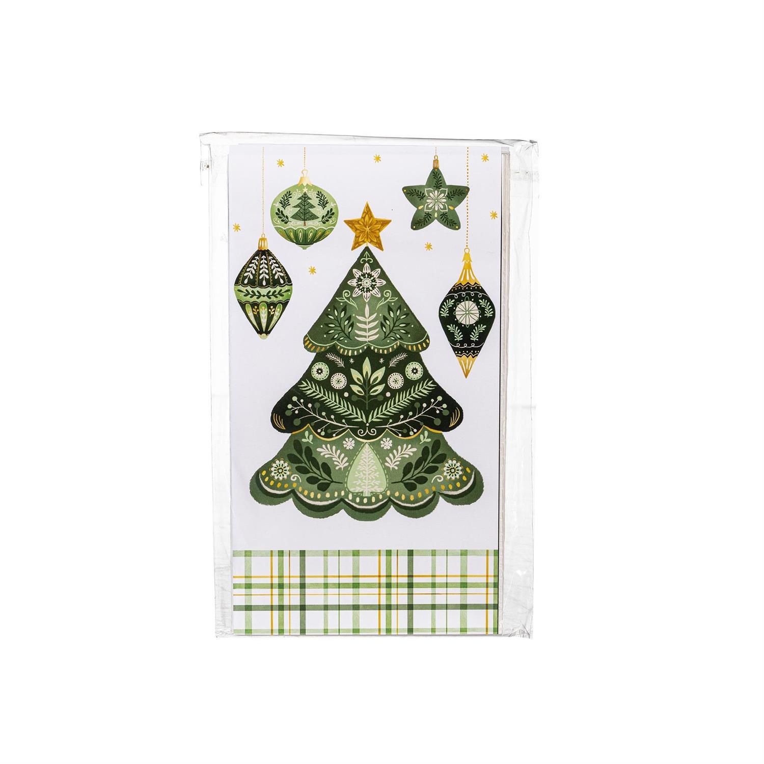 Guest Towel Napkins - Tree w/ Orns