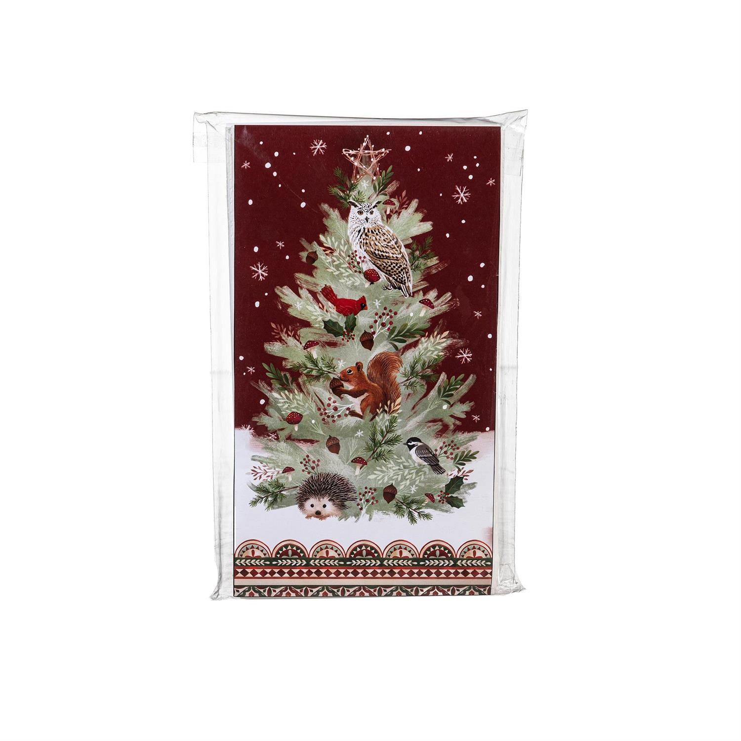 Guest Towel Napkins - Woodland Tree