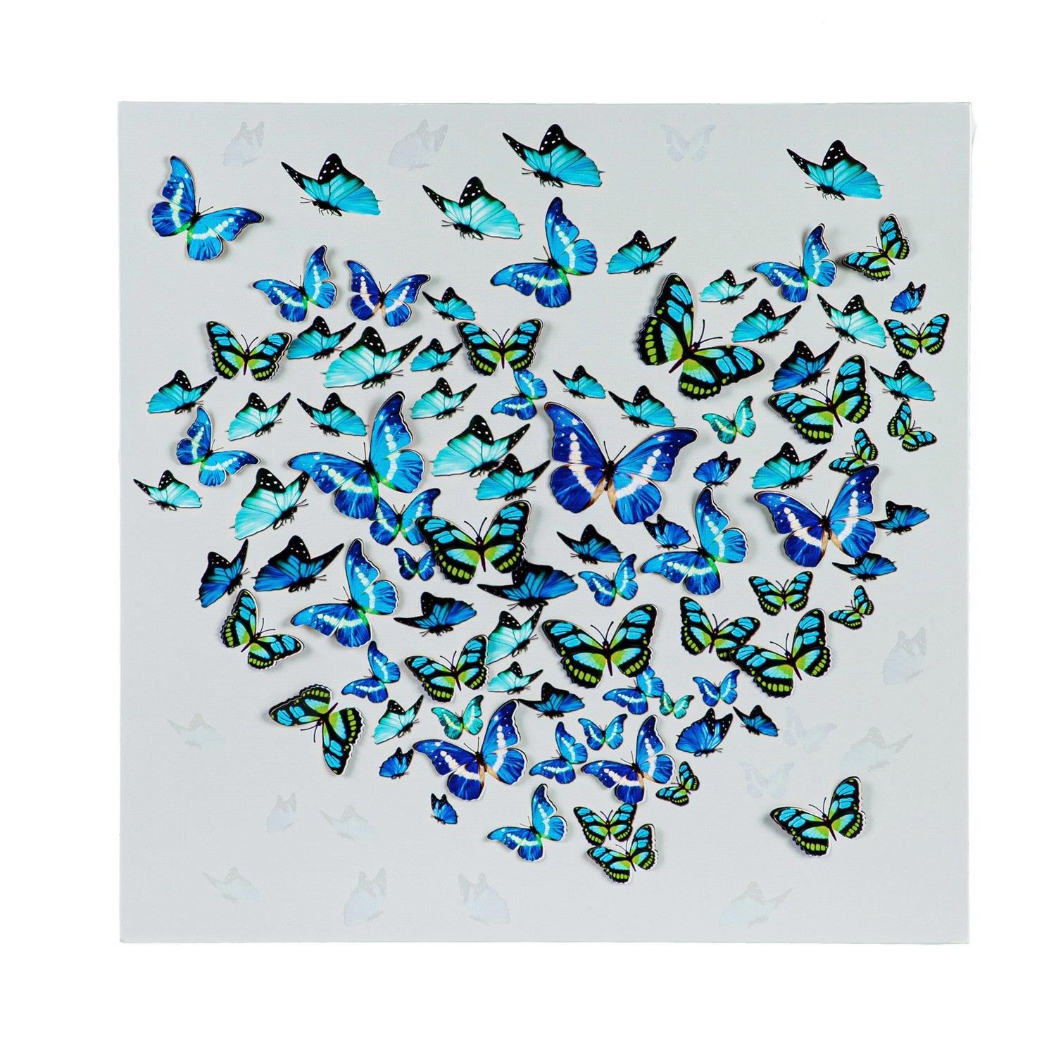 Battery Operated Butterflies Wall Art - Requires 3 D Batteries