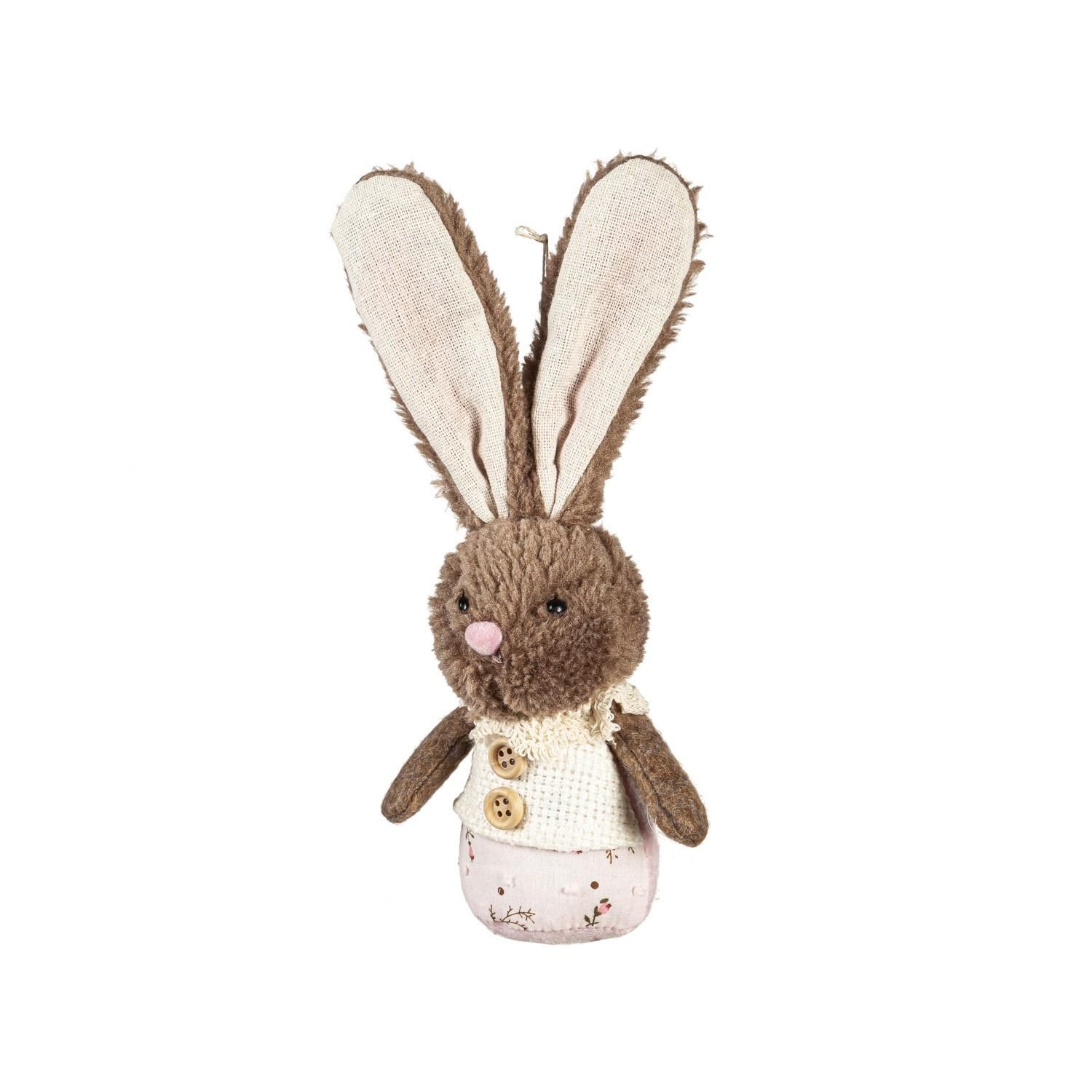 Bunny Hanging Decor - 9" Fabric - 2 Styles - Sold Individually
