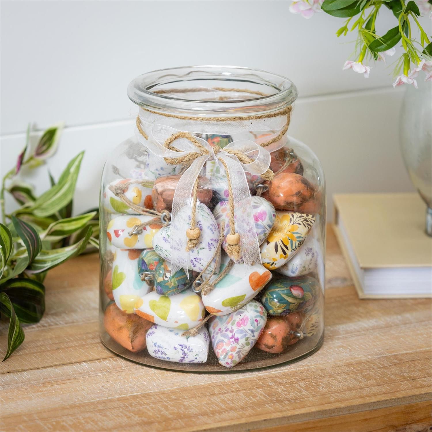 Hanging Wood Heart - 6 Styles - Sold Individually