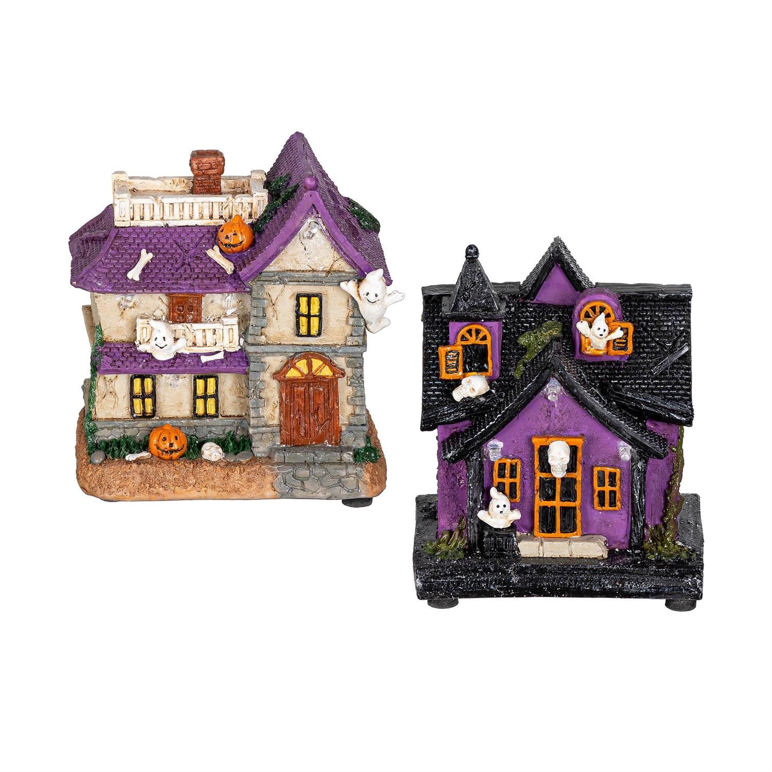 Haunted House LED Decor - 5" - 2 Styles - Sold Individually