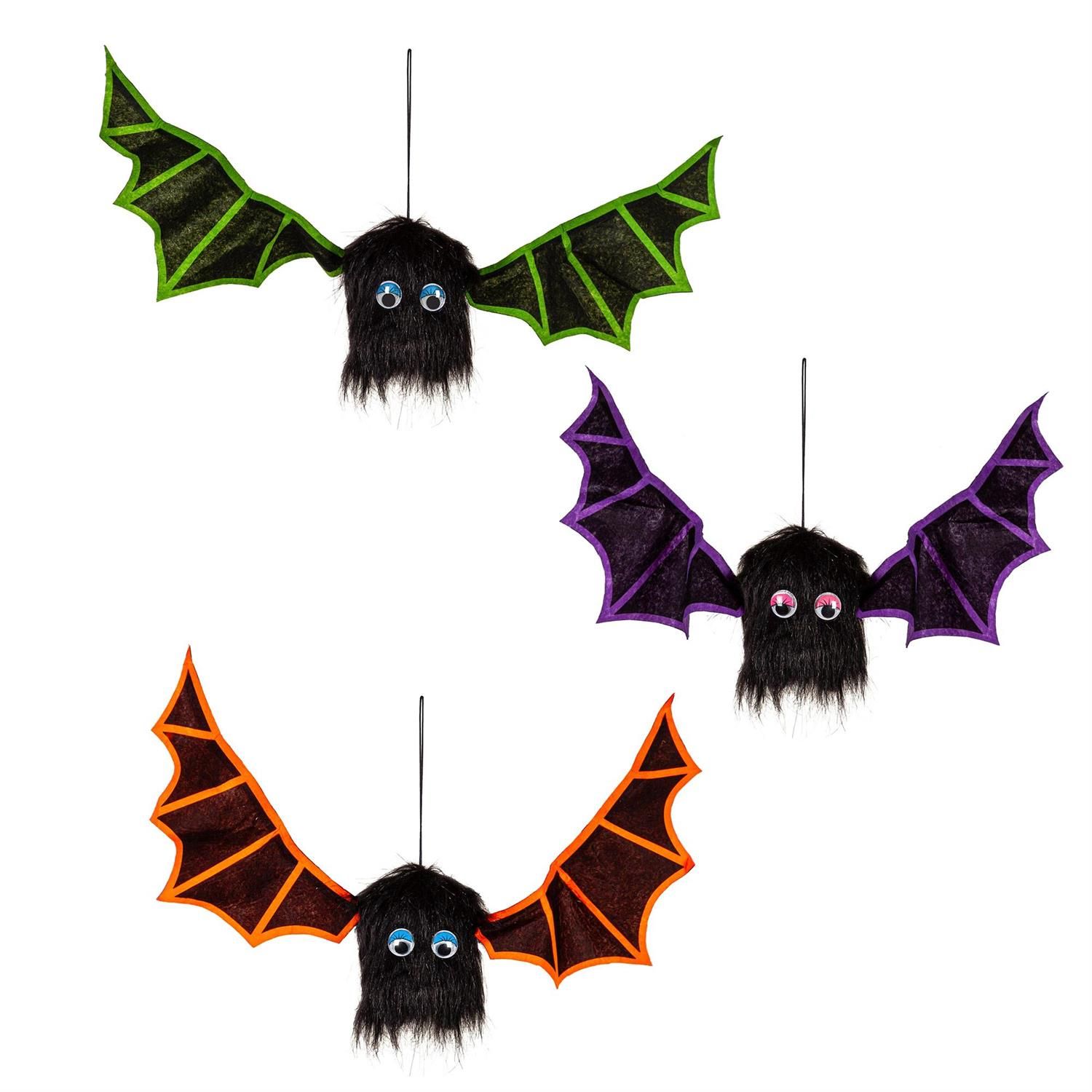Hanging Decor - Animated Shaking Bats With Sound 3 Styles - Sold Individually