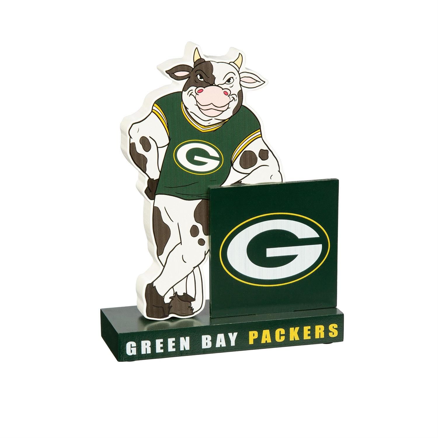 GB Packer Mascot Statue - Green Bay Packers
