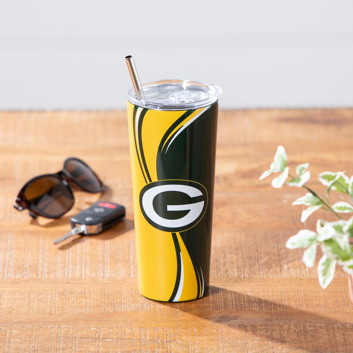 Stainless Steel Tumbler - Green Bay Packers - 20 Oz