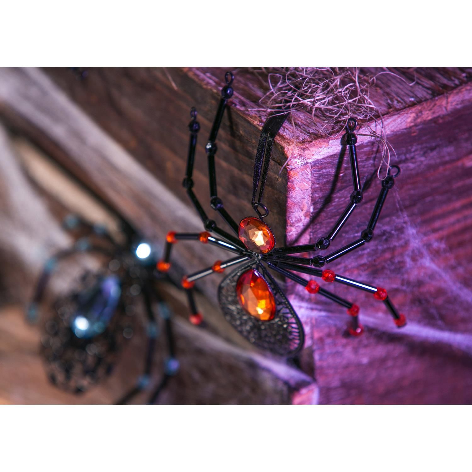 Metal Spider Ornament - 5 Styles - Sold Individually