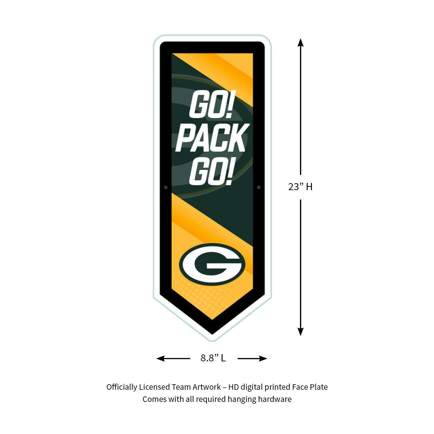 LED Pennant Wall Decor - Green Bay Packers