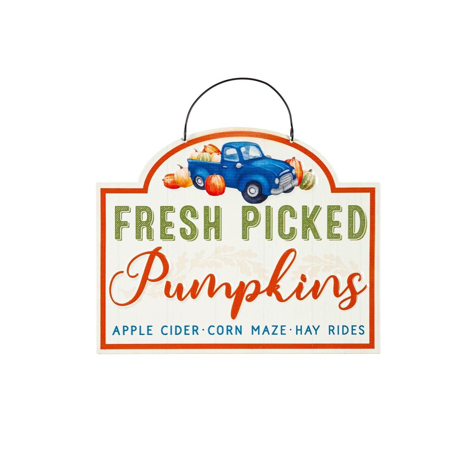 Hanging Harvest Sign - 4 Styles - Sold Individually