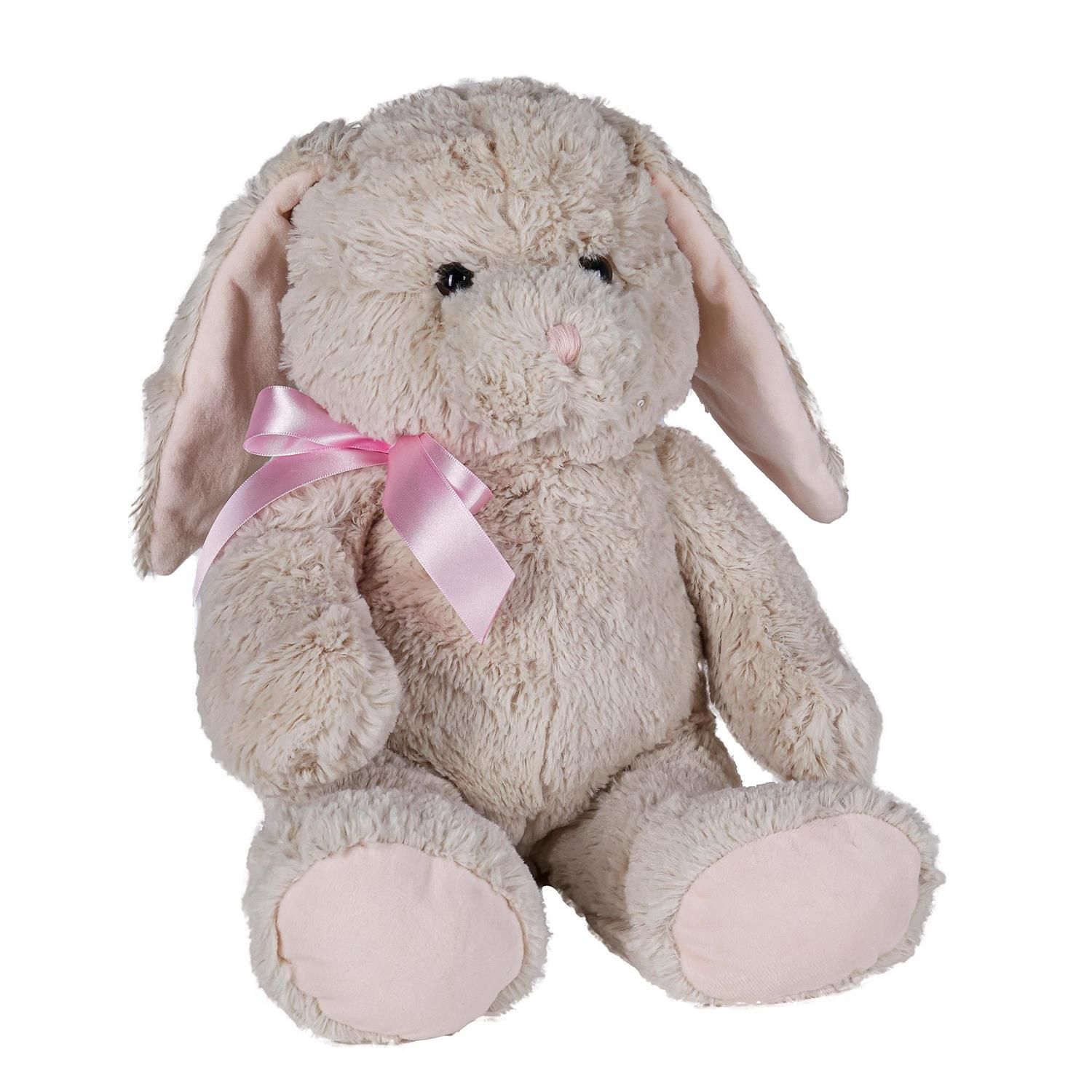 Plush Bunny w/ Pink Bow - 12"