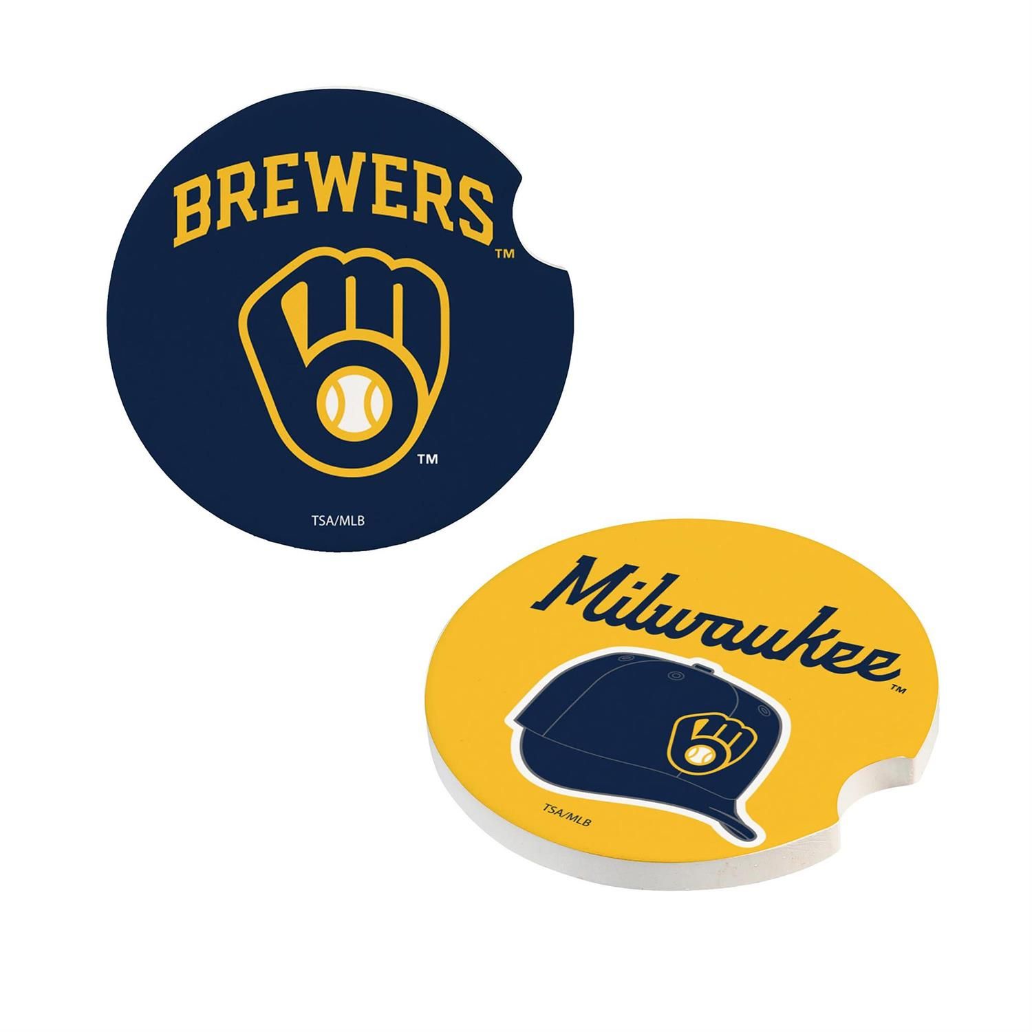 Car Coaster Set - Milwaukee Brewers