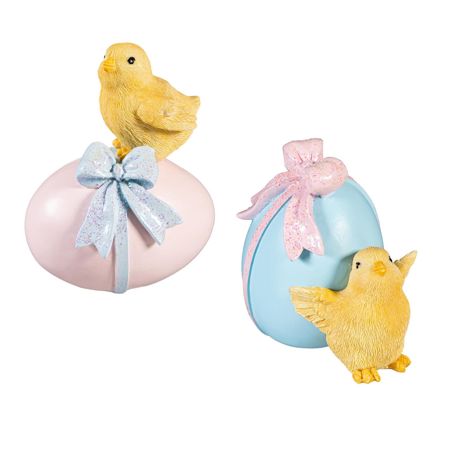 Chick w/ Egg - 2 Styles - Sold Individually
