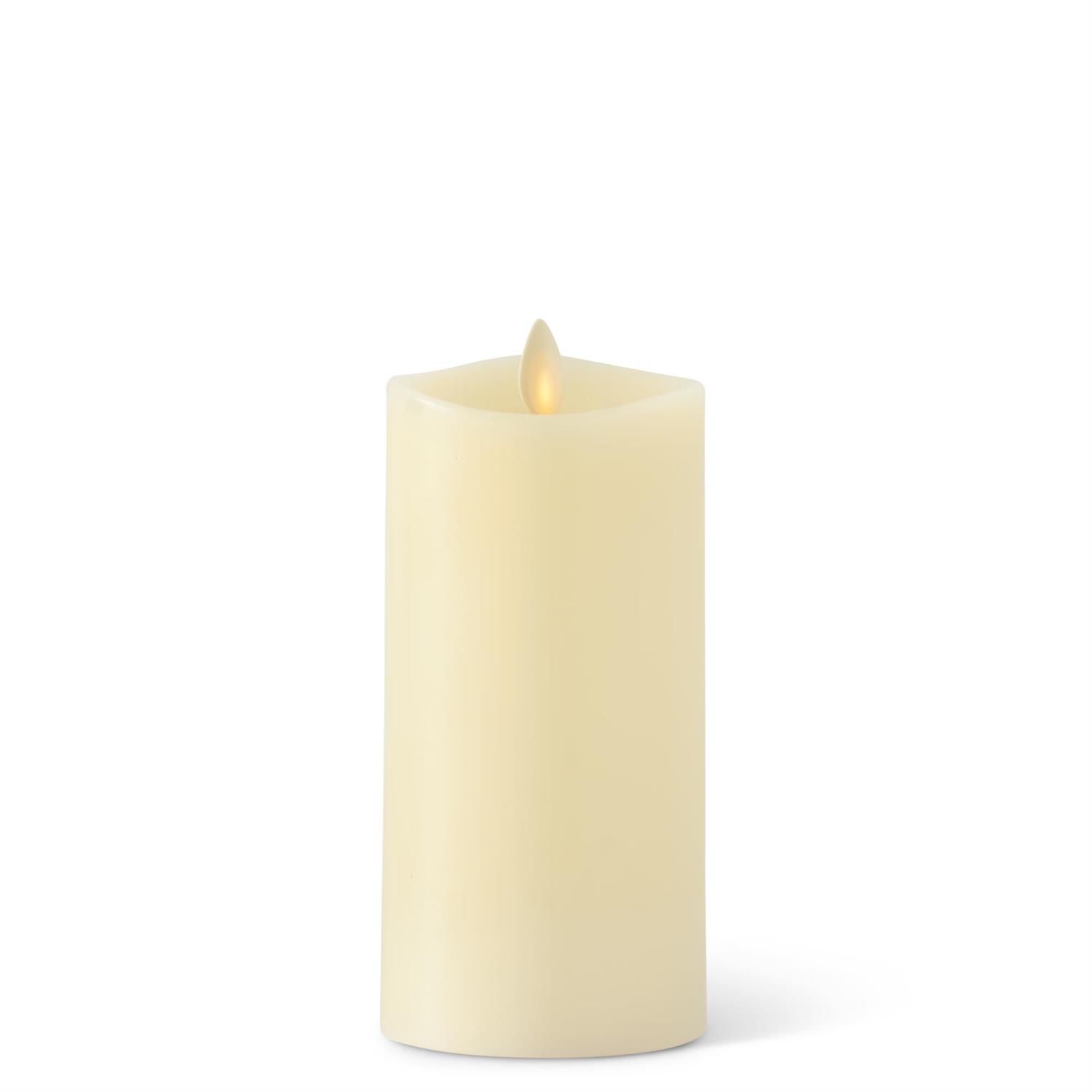 Luminara Ivory Wax Indoor Pillar Candle - 3" X 6.5"