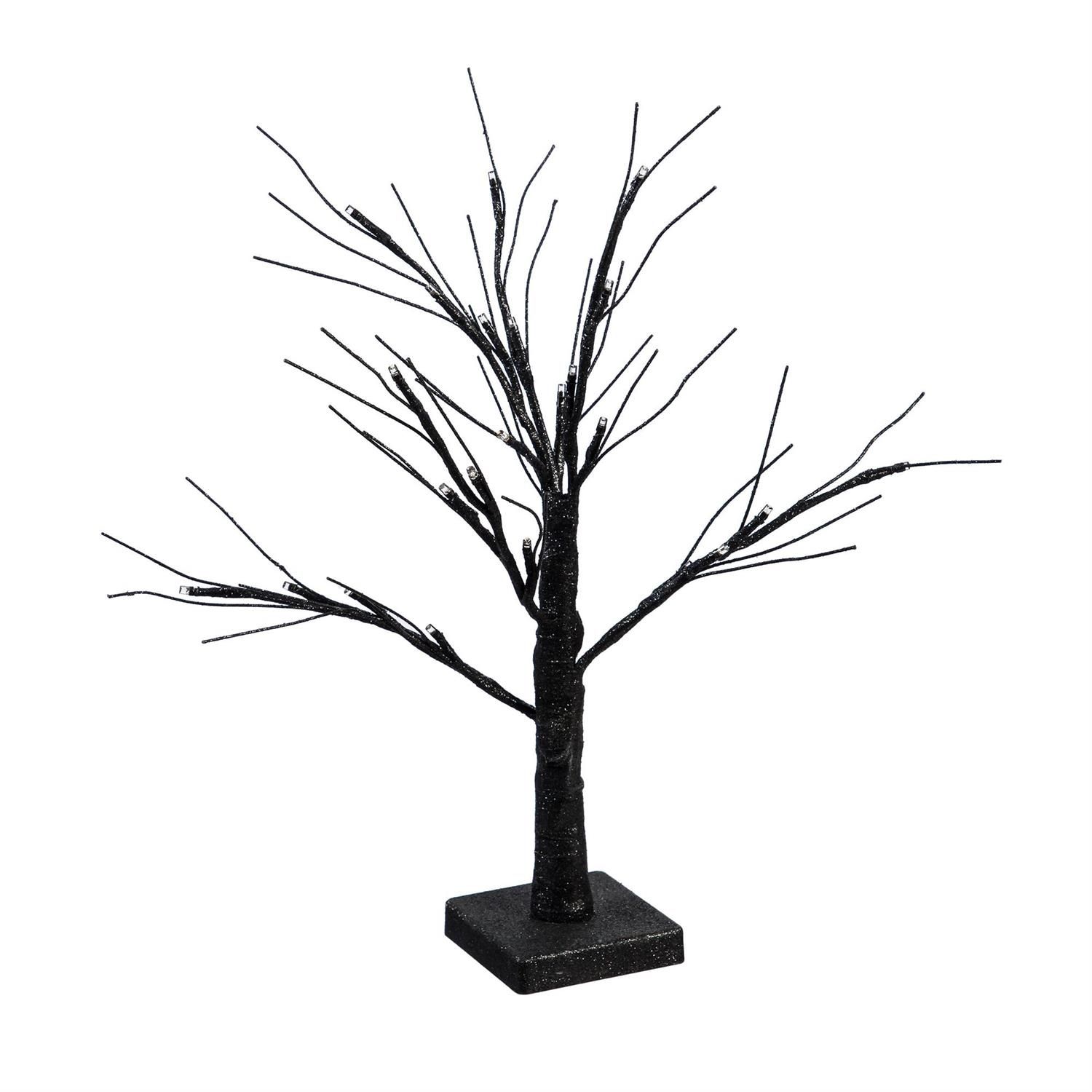 Halloween Tree LED Glittered - 19"