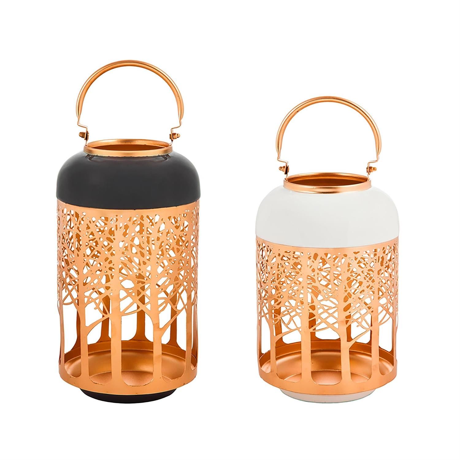 Lasercut Metal Lantern - Large