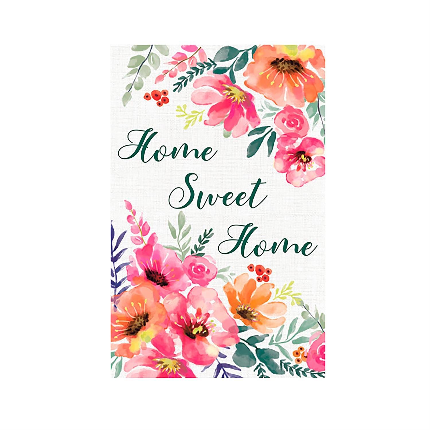 Garden Flag - Burlap - Pastels Of Nature