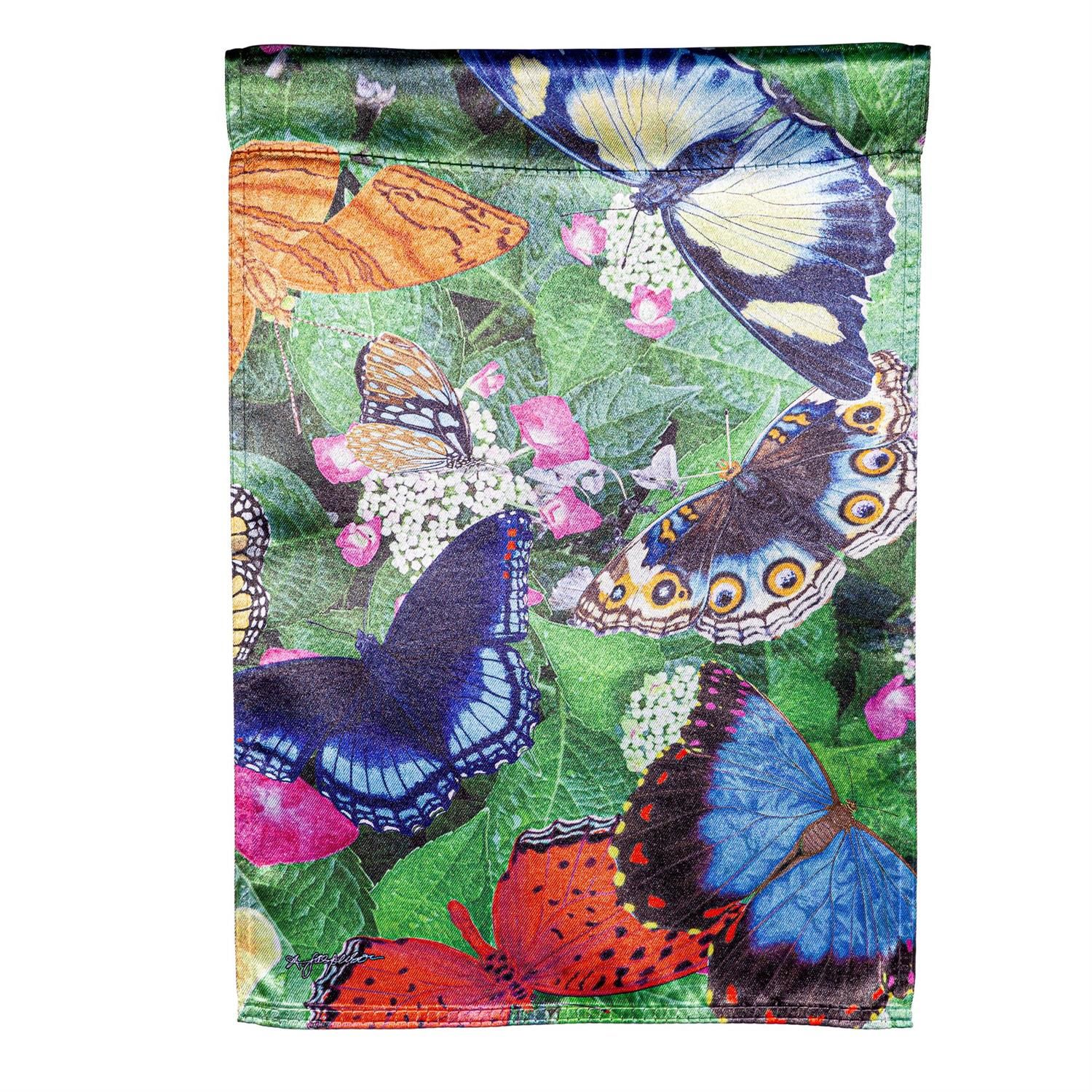Garden Flag - Luster - Hello Butterflies