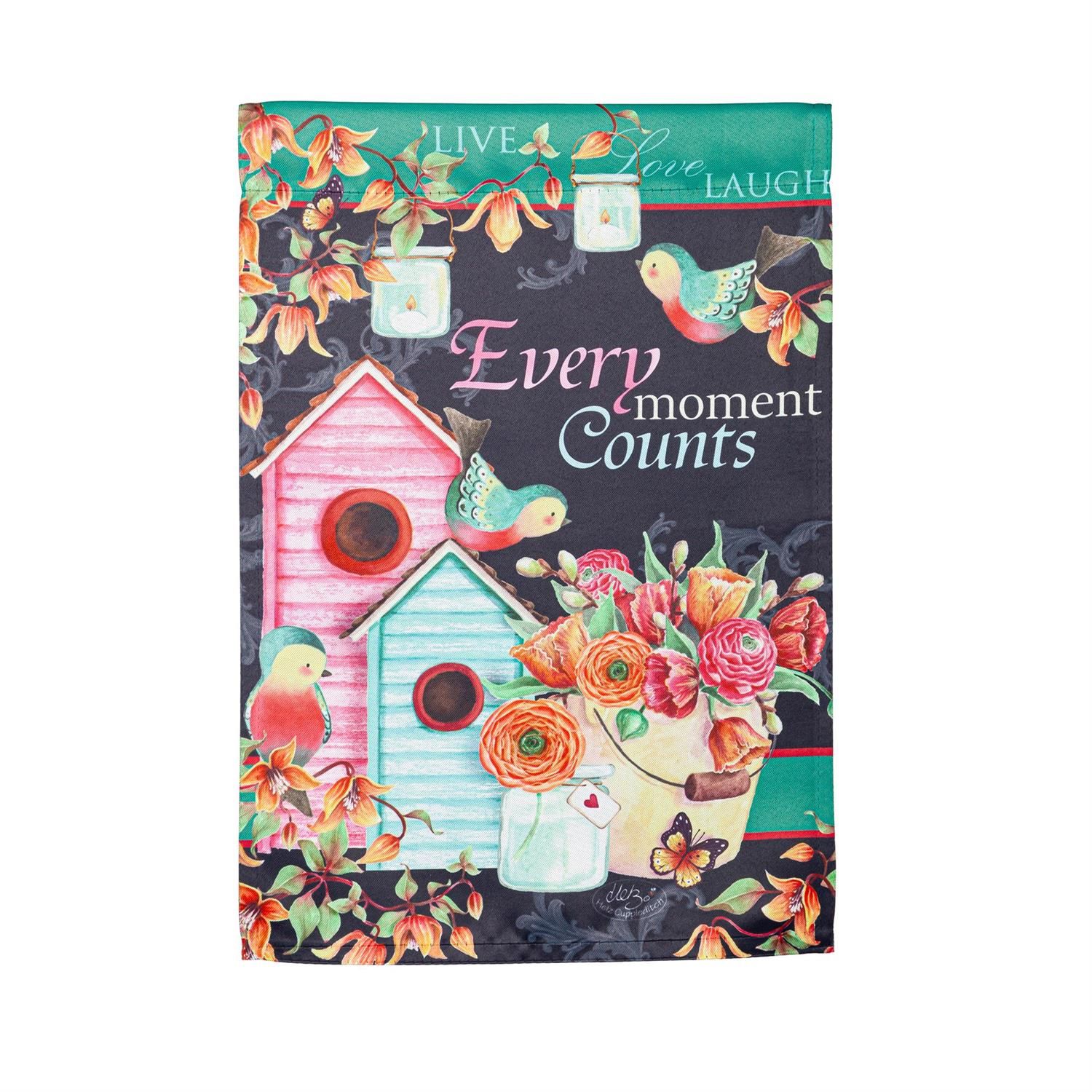 Garden Flag - Suede - Every Moment Counts