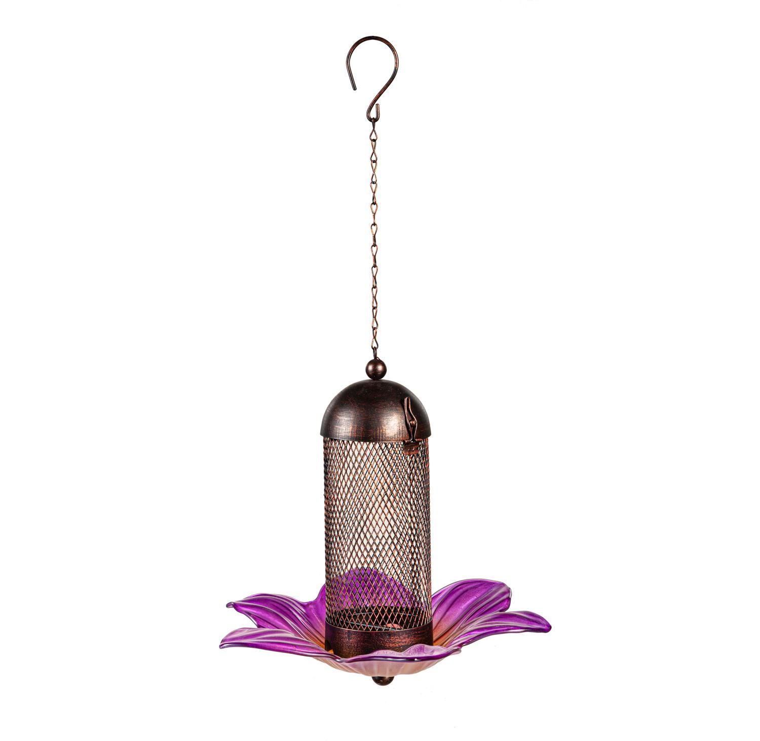 Bird Feeder - Purple Flower Power