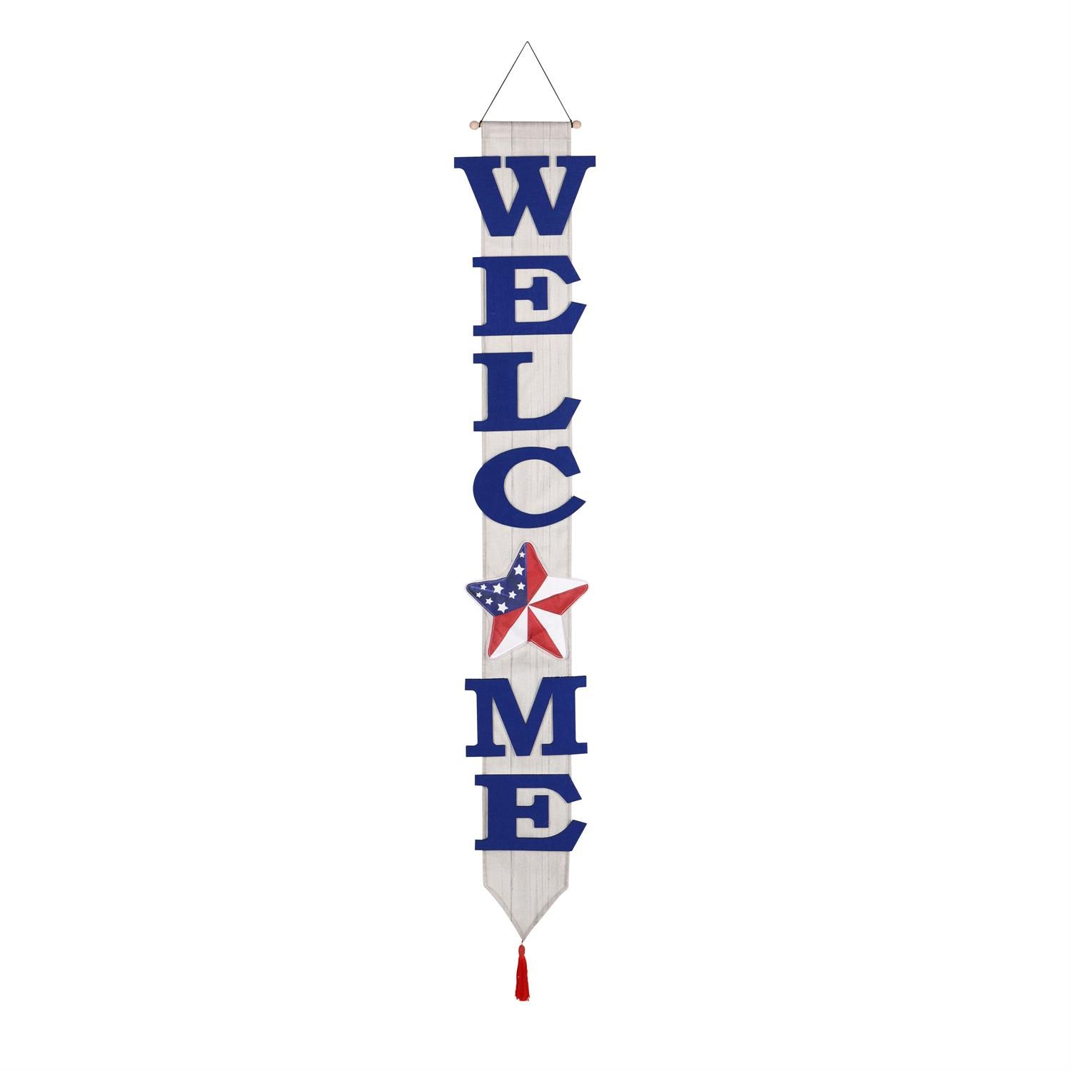 Door Banner - Patriotic Welcome - Color Changing
