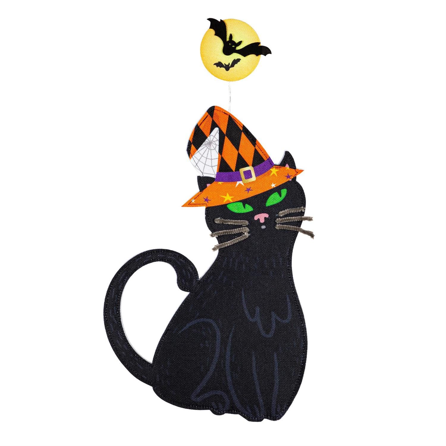 Window Decor - Witchy Cat LED