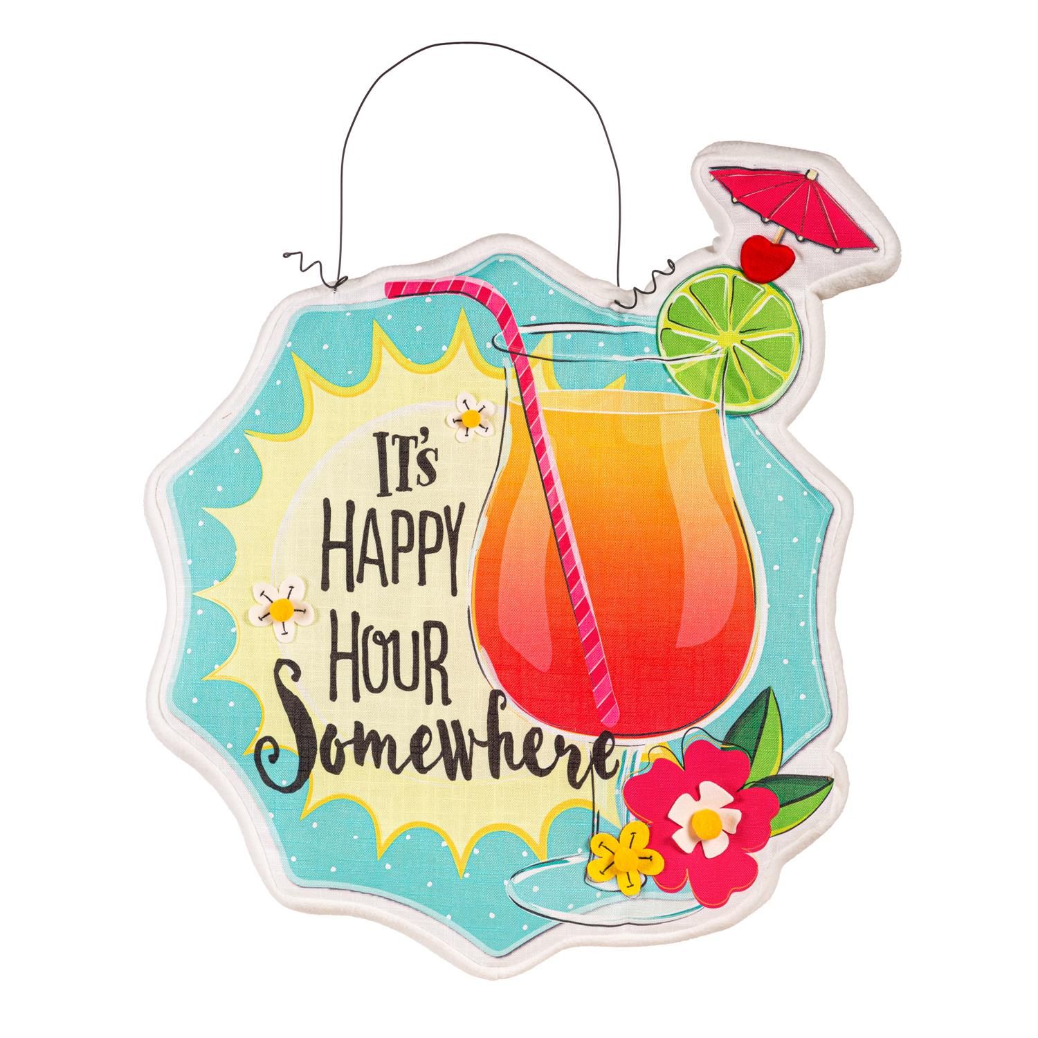 Estate Door Decor - It's Happy Hour Somewhere