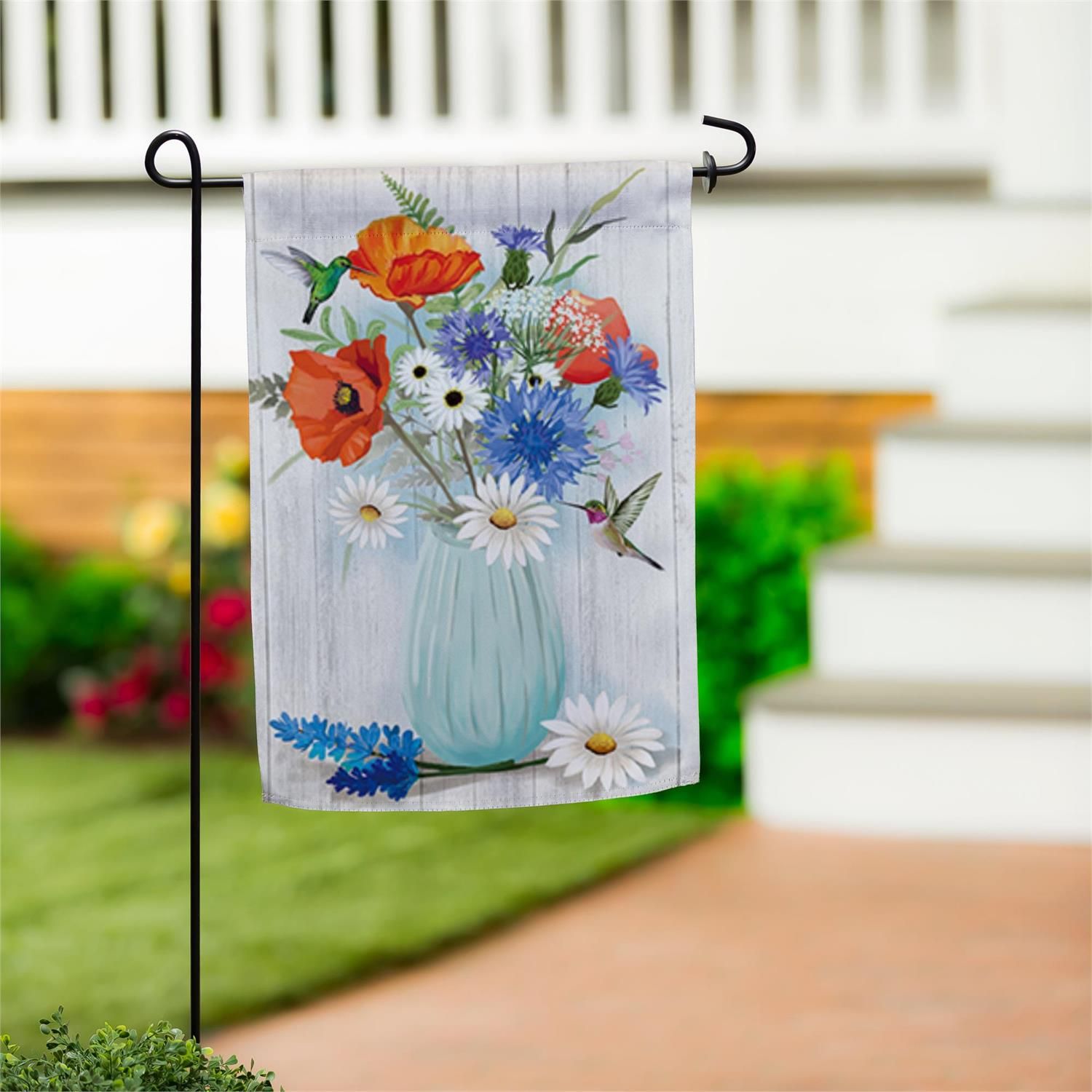 Garden Flag - Suede - Bouquet