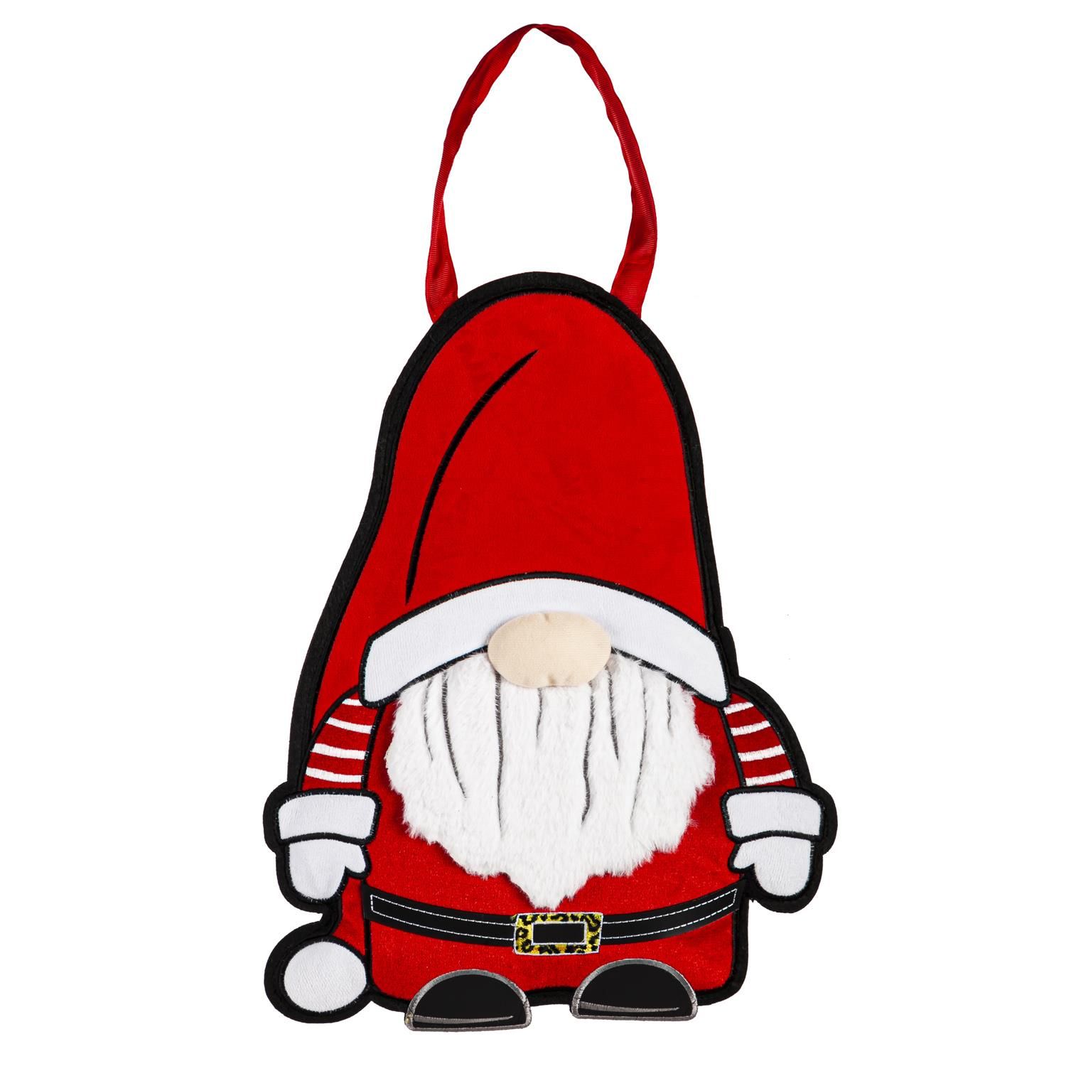 Door Decor - Patterned Santa Gnome