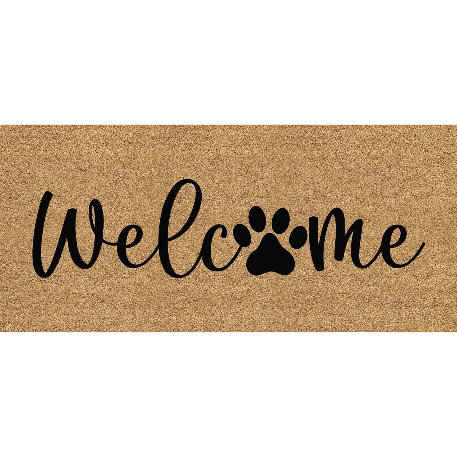 Sassafras Switch Mat - Welcome Paw Print