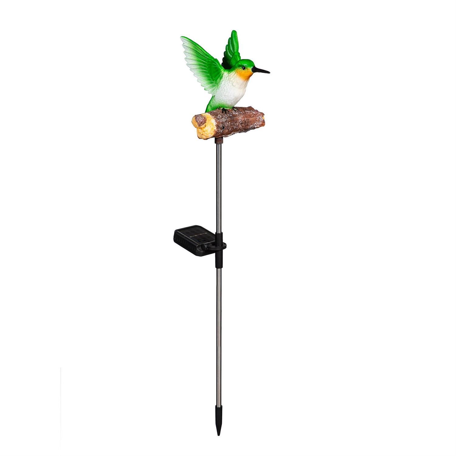 Solar Garden Stake - Hummingbird Chirping Charmer