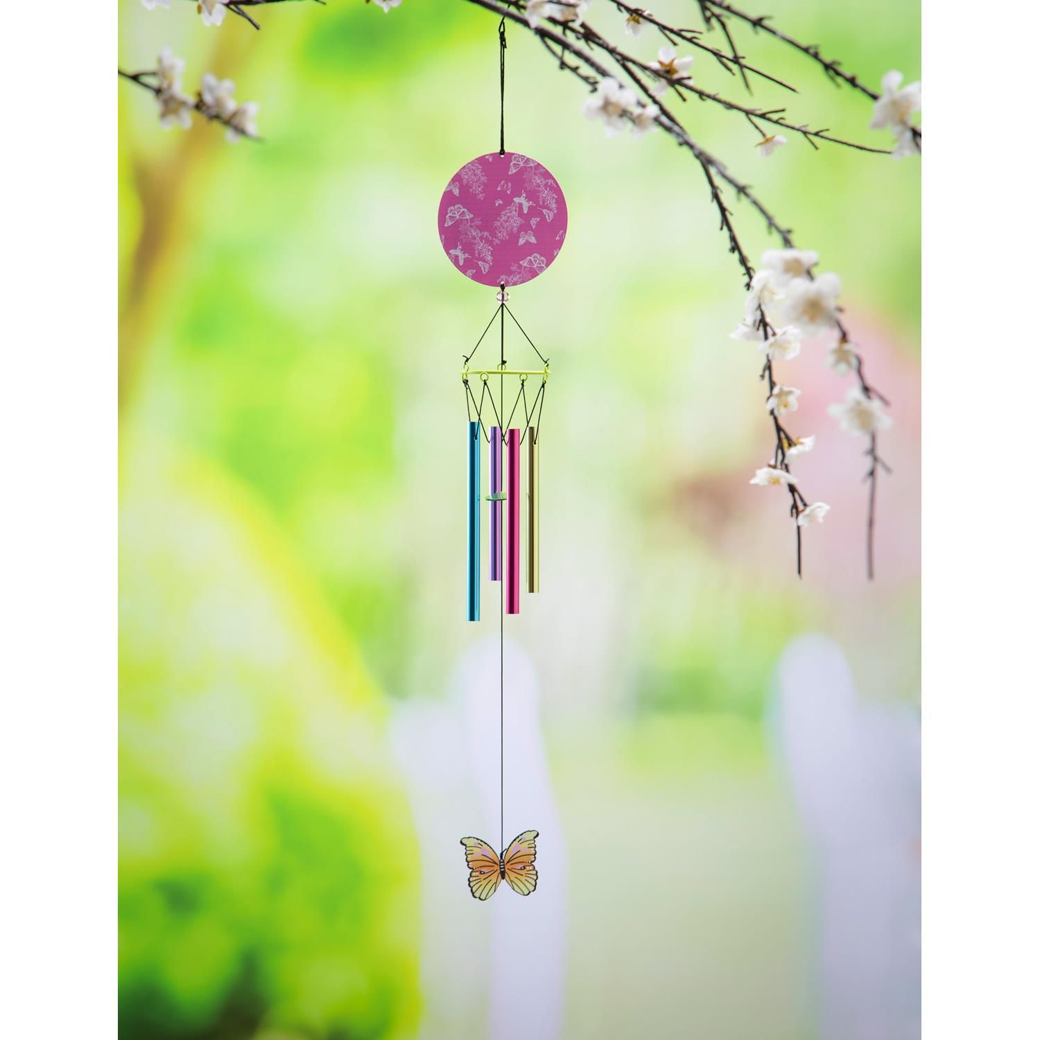 Wind Chime - Printed Memorial And Inpirational - 2 Styles - Sold Individually