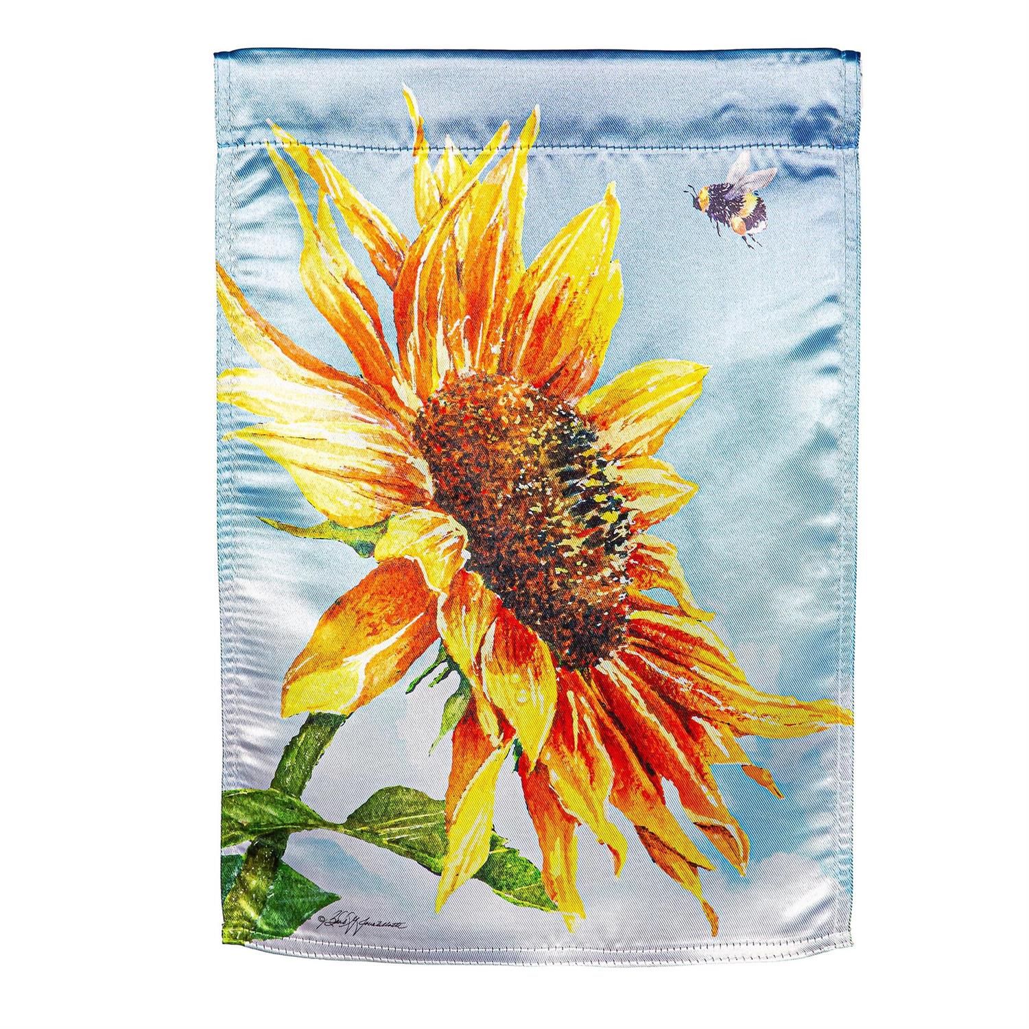 Garden Flag - Luster - New Morning Sunflower