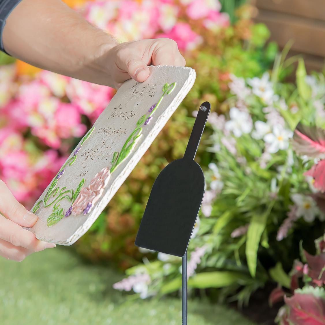 Garden Stake - Stepping Stone Holder