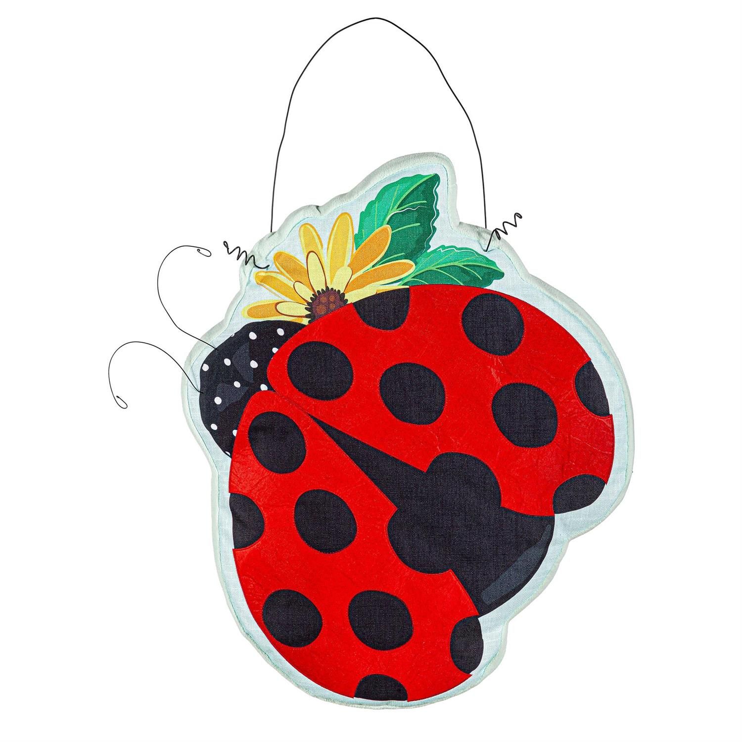 Estate Door Decor - Ladybug Welcome