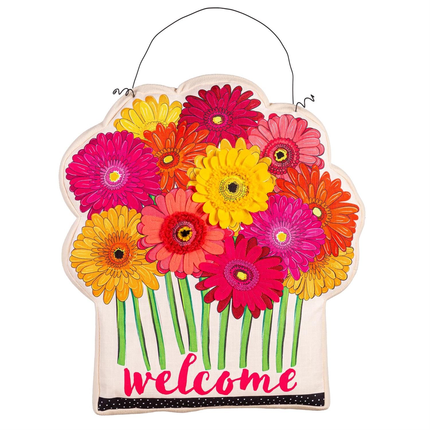 Estate Door Decor - Gerbera Daisies Bouquet