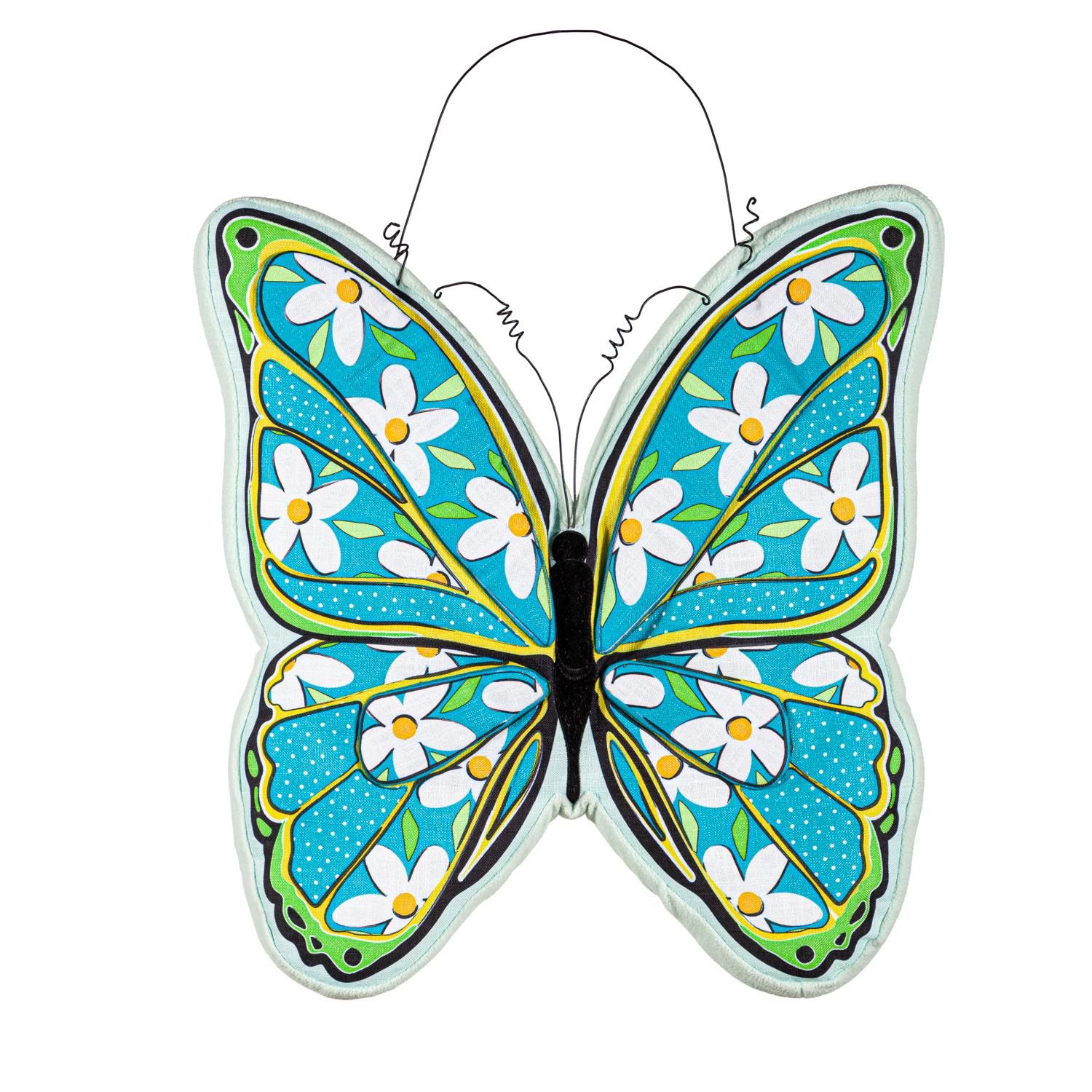 Estate Door Decor - Floral Butterfly Welcome