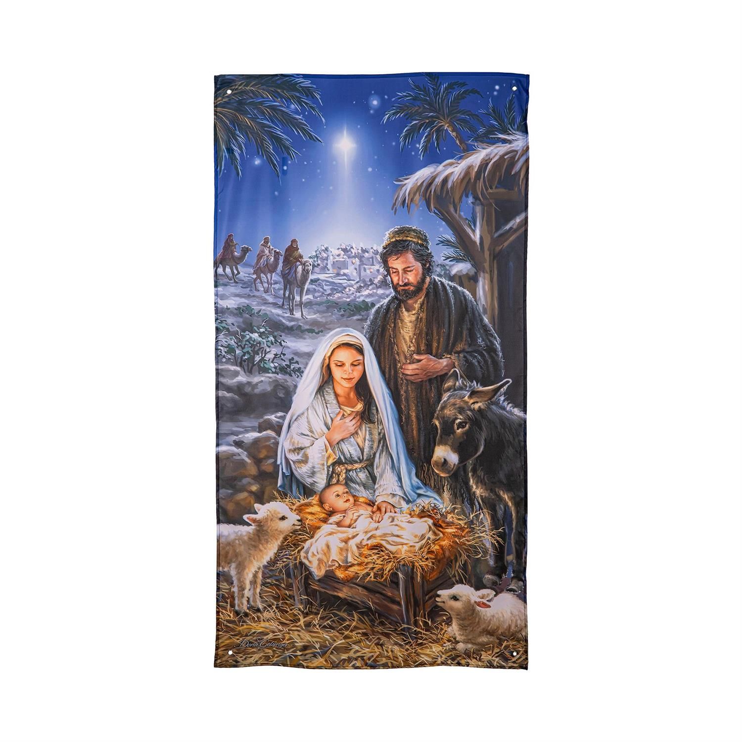 Premium Door Cover - A Savior Is Born