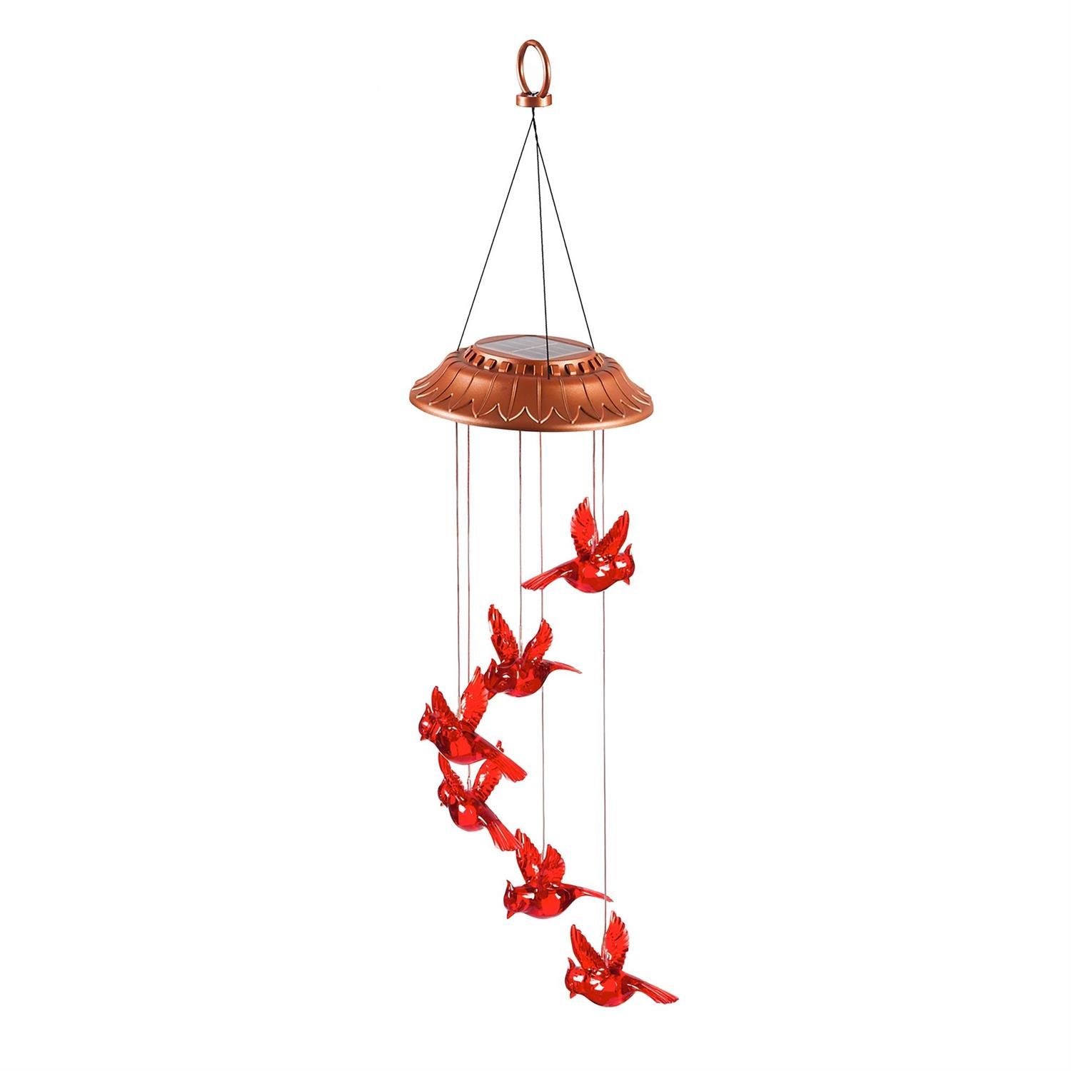 Solar Mobile - Garden Days Cardinal - Color Changing