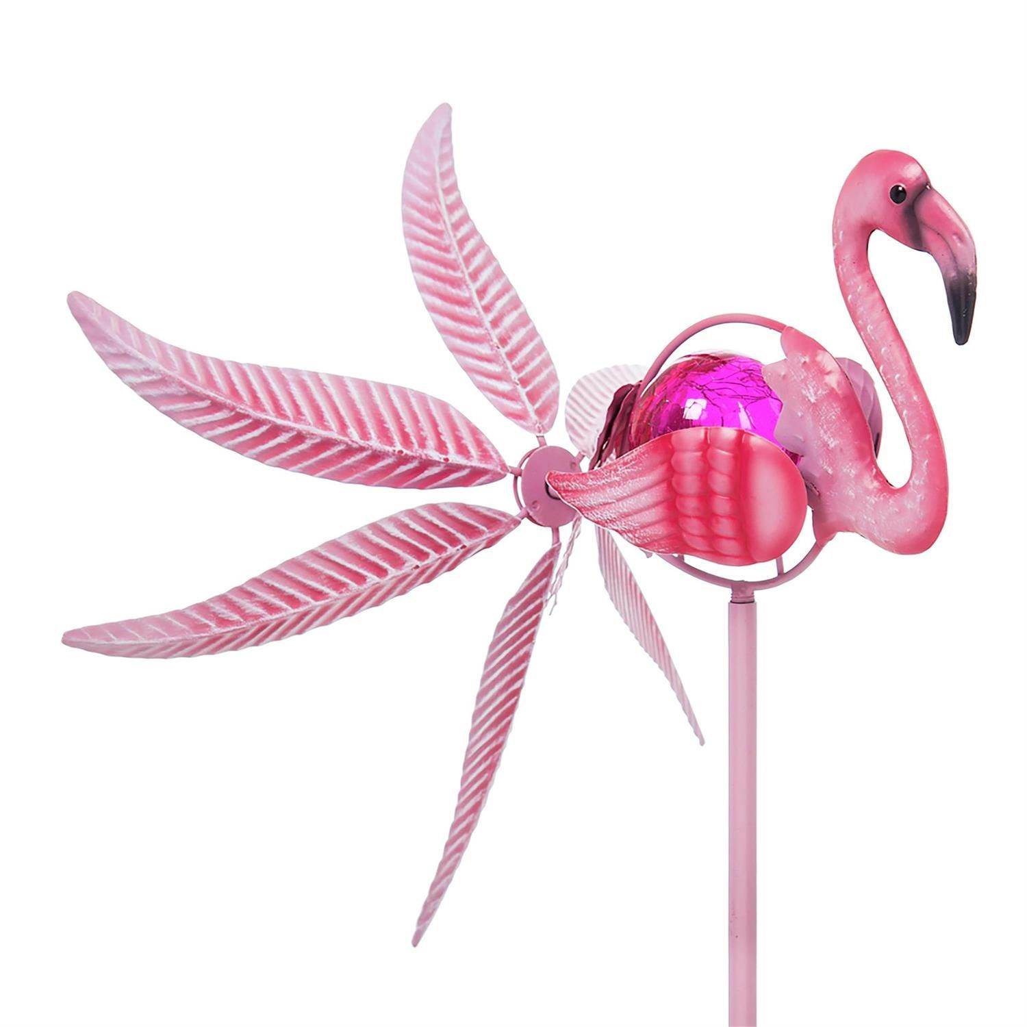 Wind Spinner - Solar Flamingo