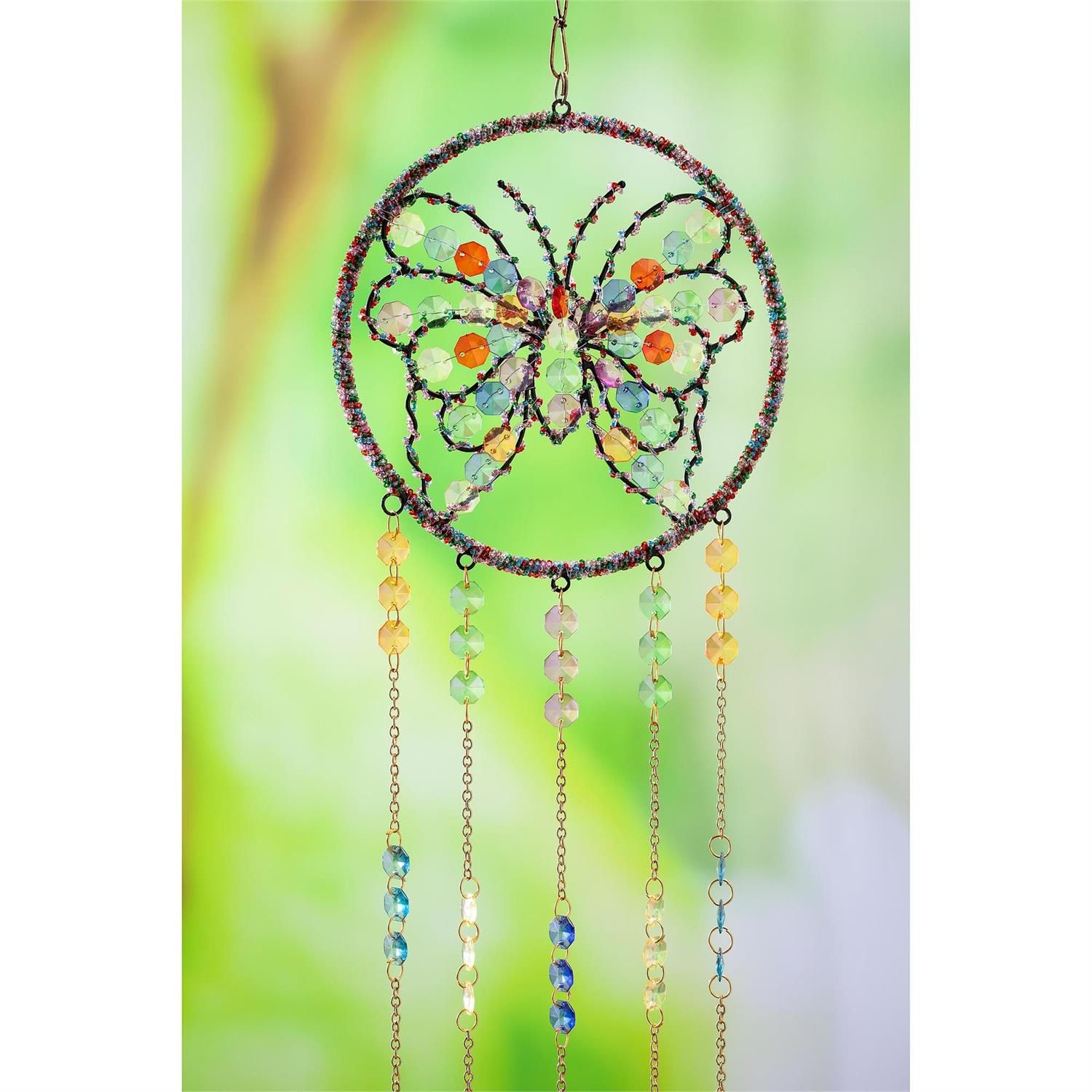 Wind Chime - Beaded Butterfly