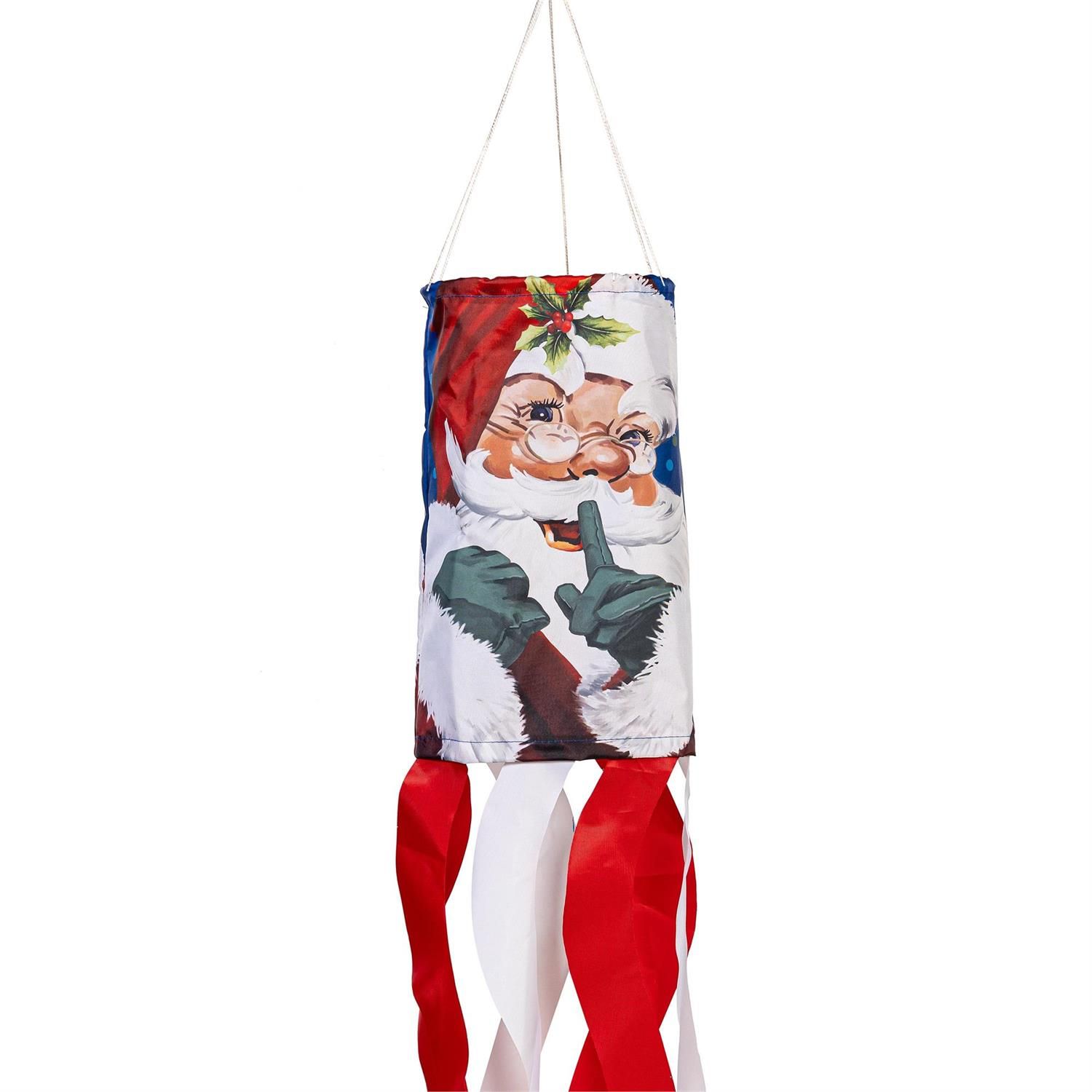 Windsock - Traditional Santa Portrait