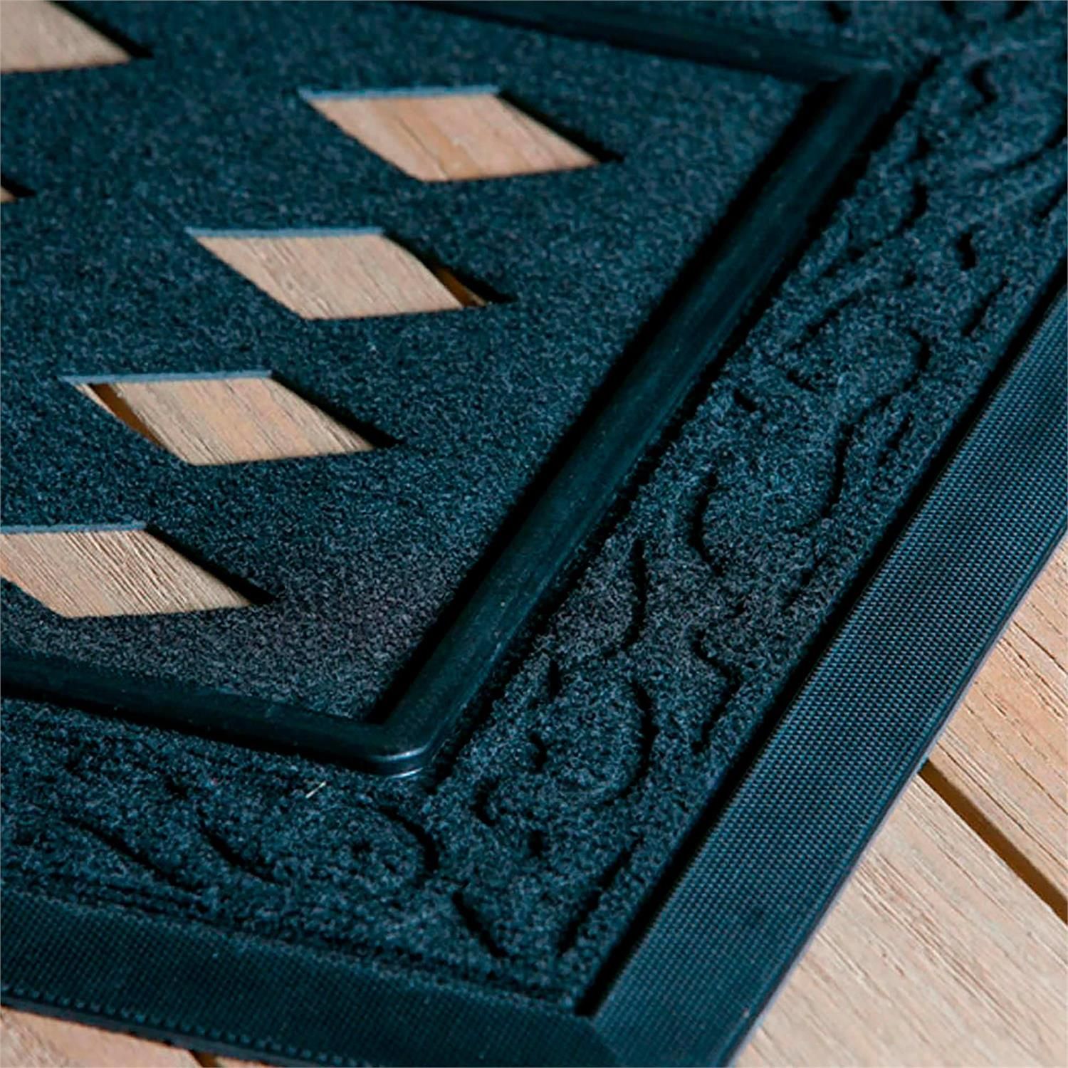 Sassafrass Mat Tray - Scroll - Black
