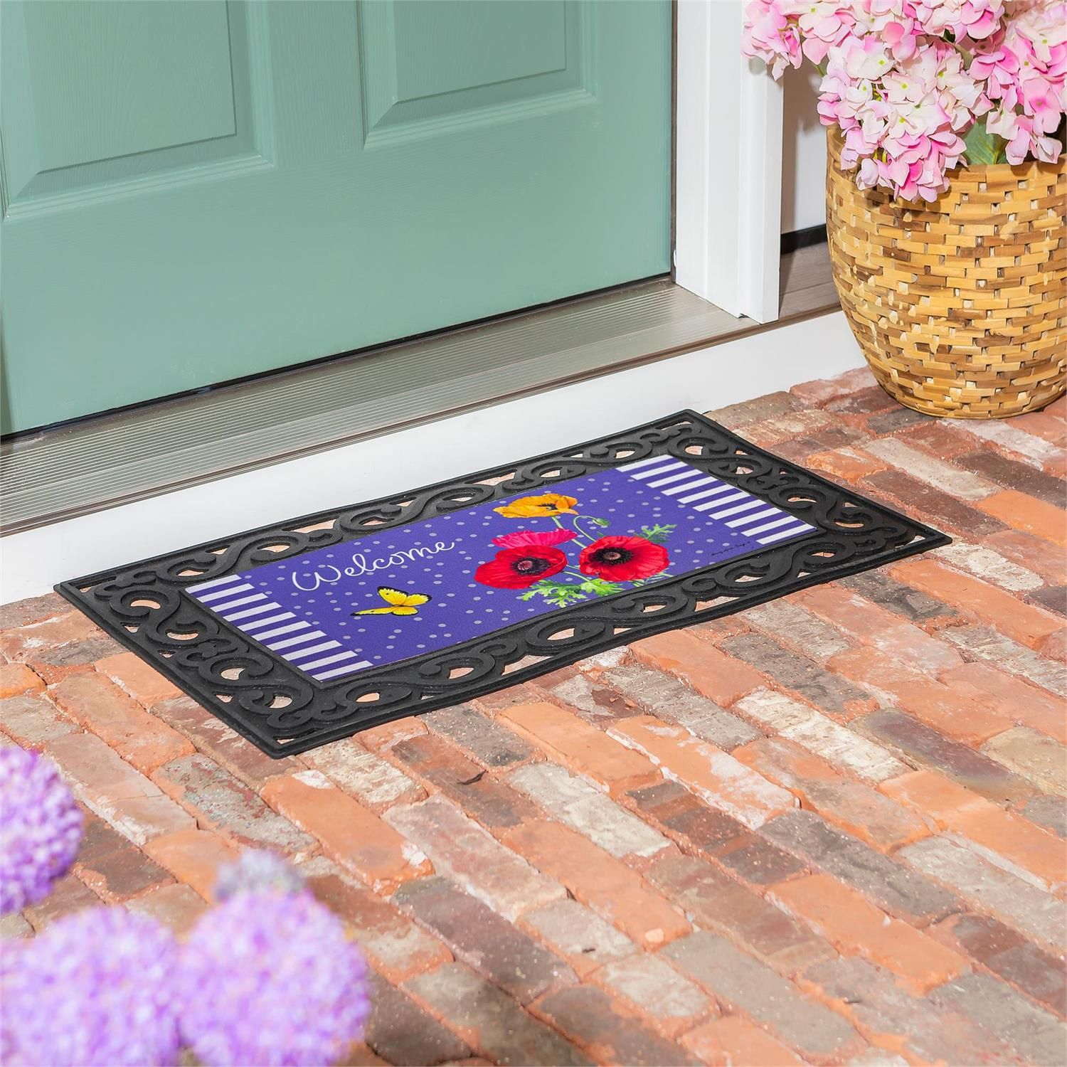 Sassafras Switch Mat - Poppy Welcome