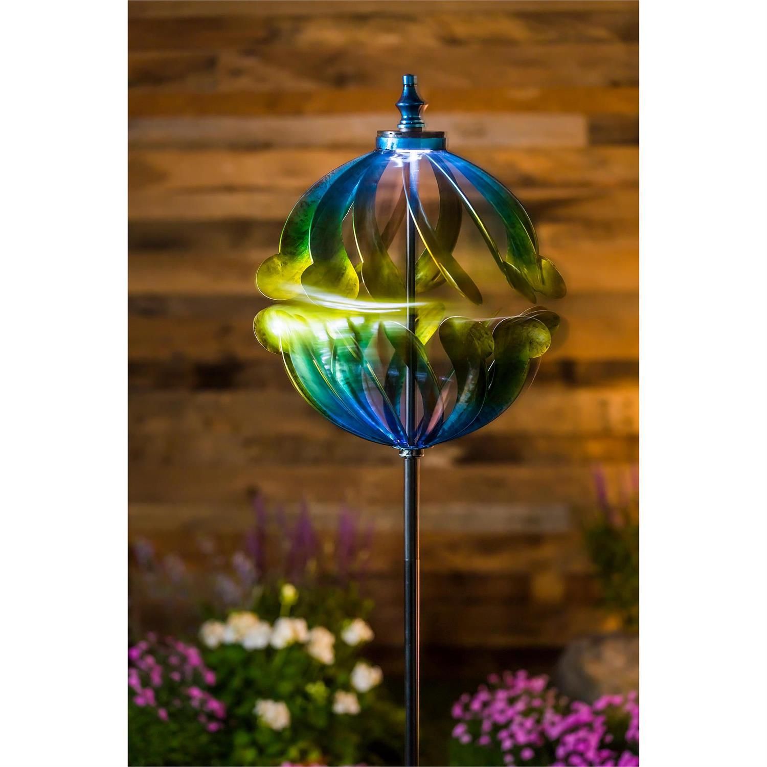 Wind Spinner - 75" Solar Oceanic Waves