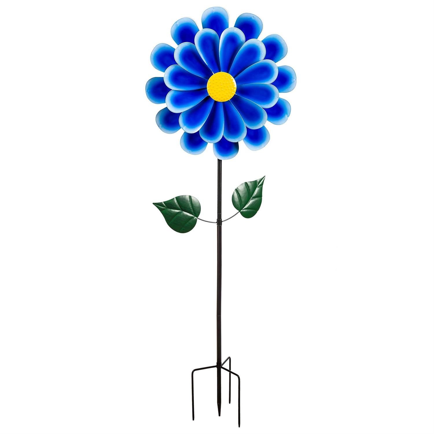 Wind Spinnner - 75" - Blue Daisy